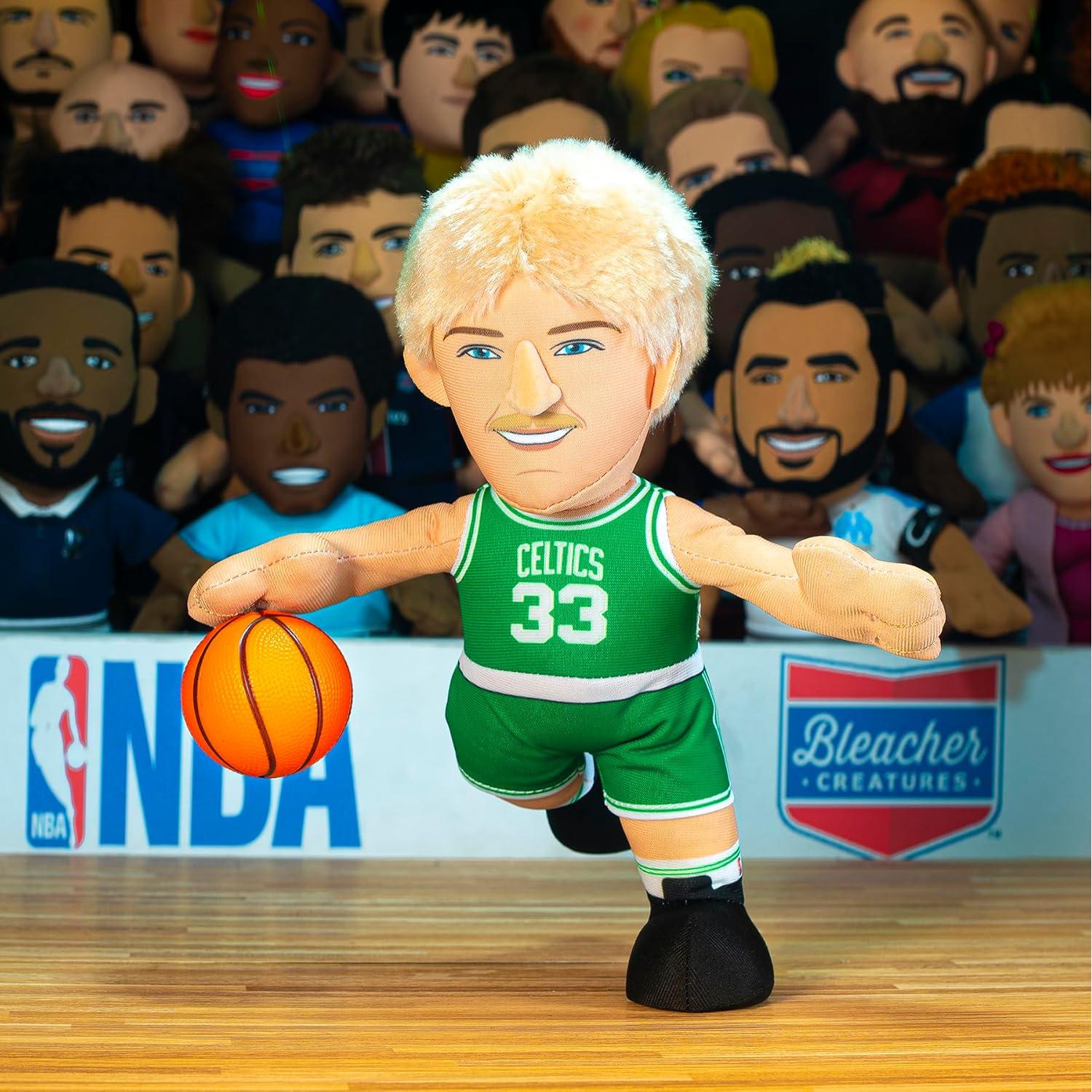 Figura de Peluche NBA Bleacher Creatures Larry Bird 25.4 cm