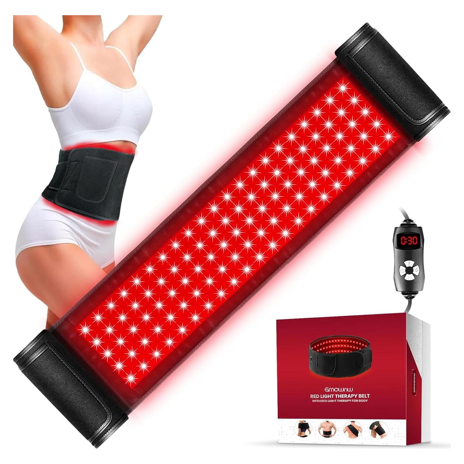 Cinturón de Terapia de Luz Roja GMOWNW 3 en 1 Alivio Dolor