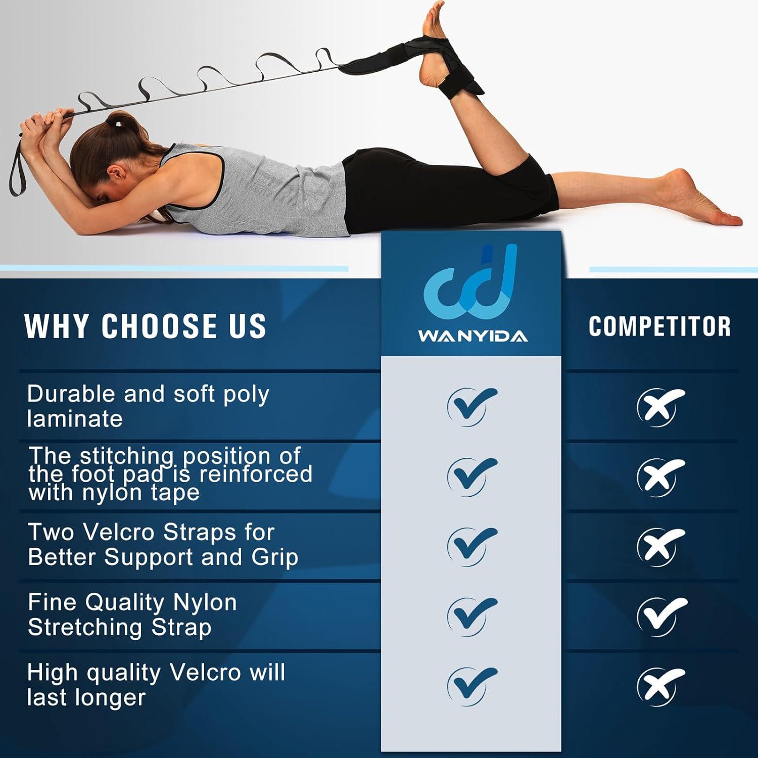 Estirador de pies y pantorrillas WANYIDA para rehabilitación