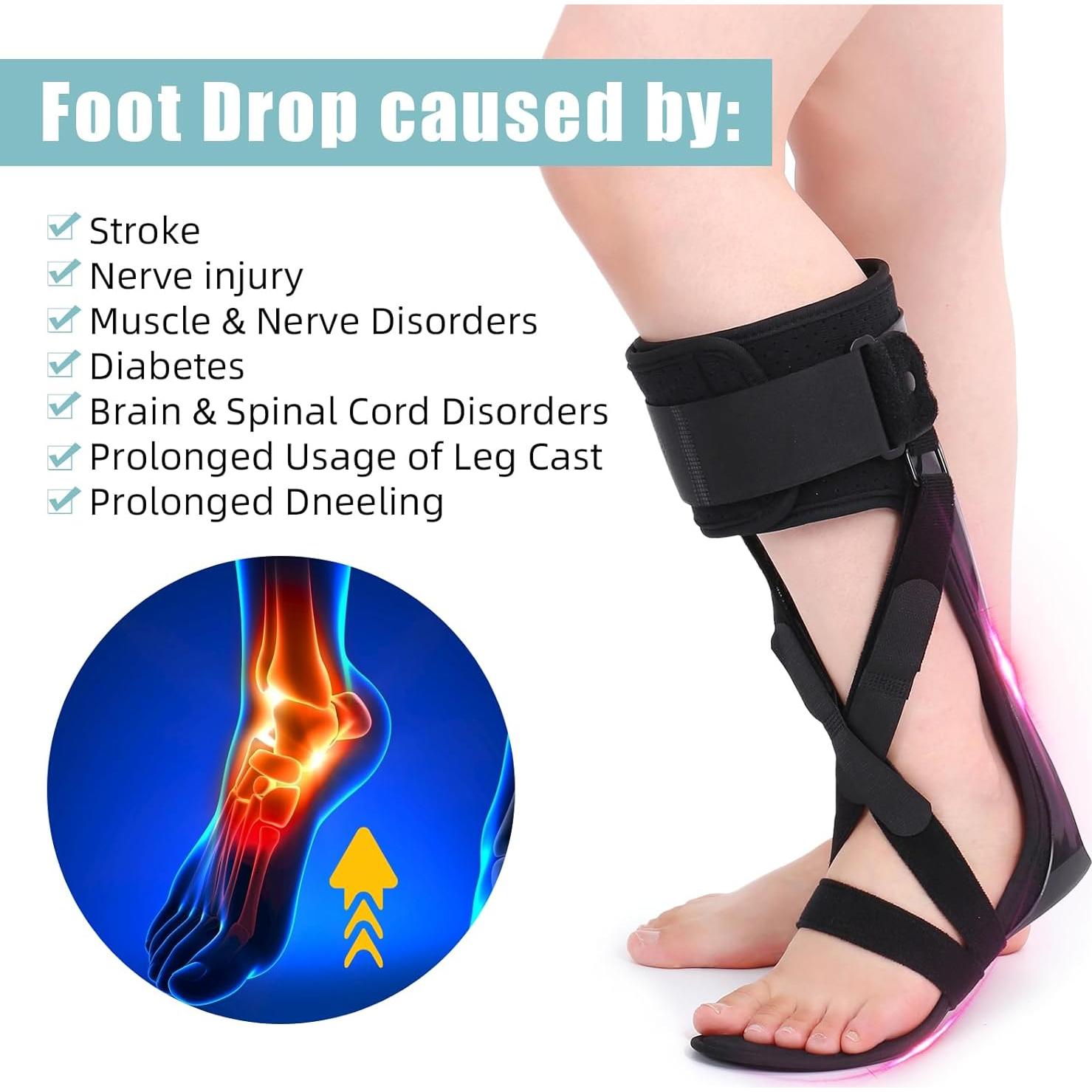 Férula AFO Médica Tairibousy para Caída del Pie - Pequeño Izquierdo