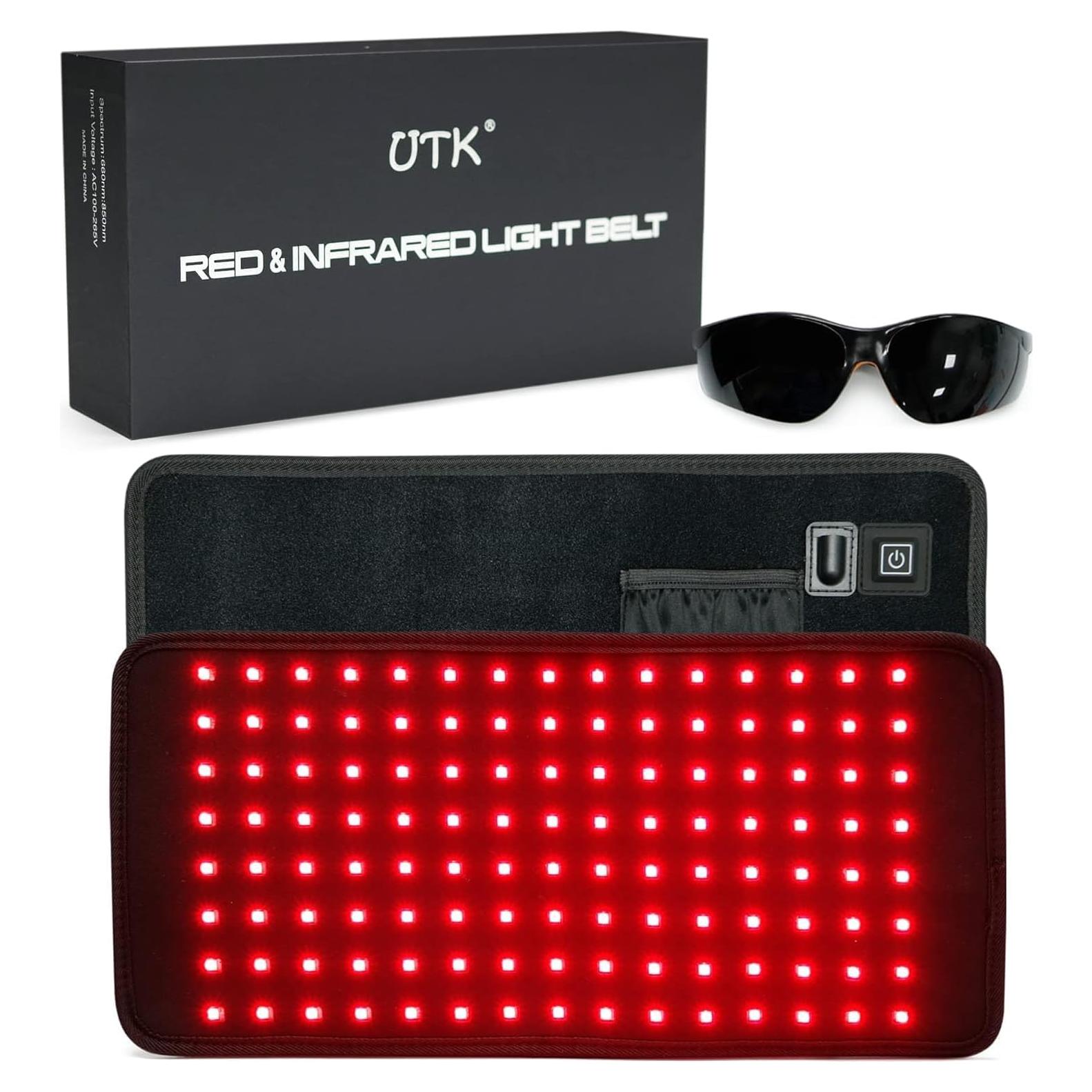 Almohadilla Terapia Luz Roja UTK 38x17 cm Alivio Dolor