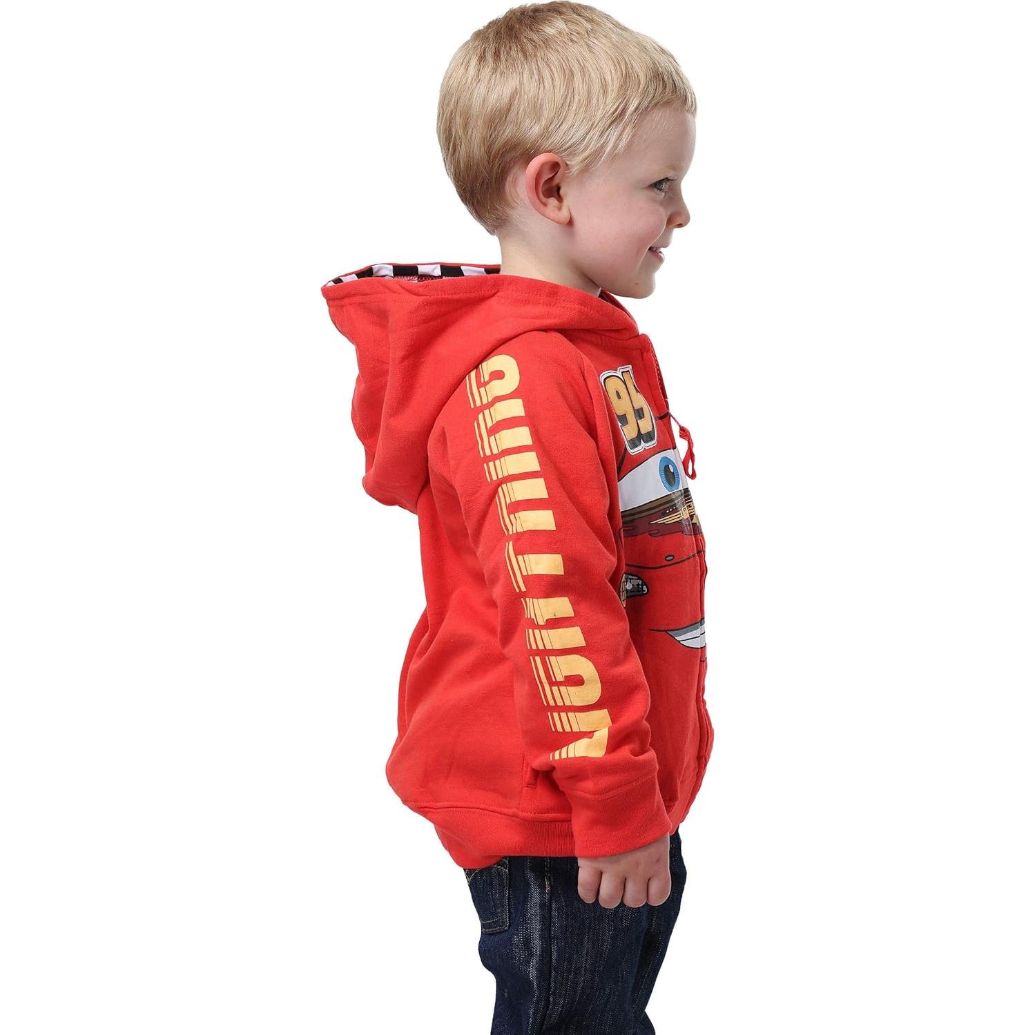 Sudadera con capucha Disney Cars para niños 2T roja