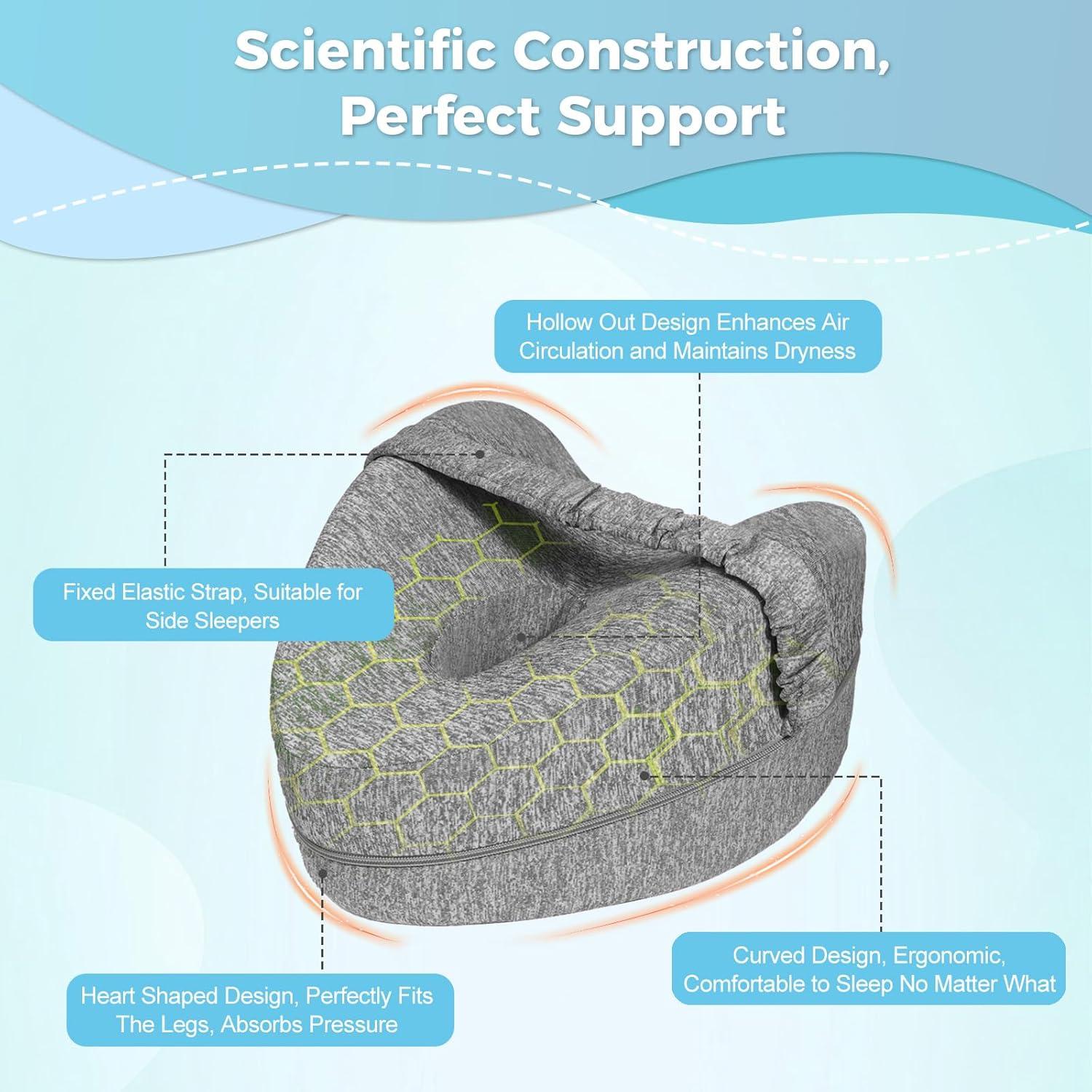 Almohada de Rodilla VANGAYH TZ0723 Espuma Viscoelástica Gris