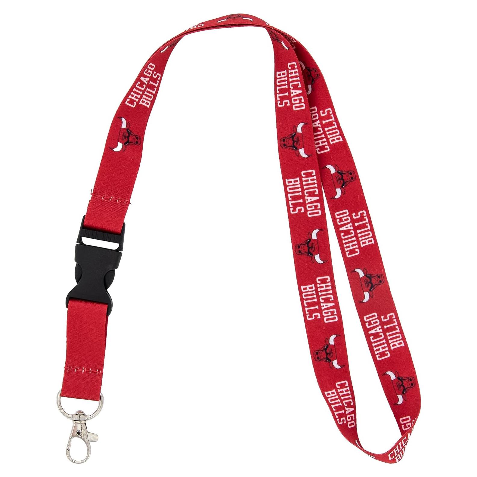 Llavero Lanyard Desierto Cactus Chicago Bulls NBA Rojo