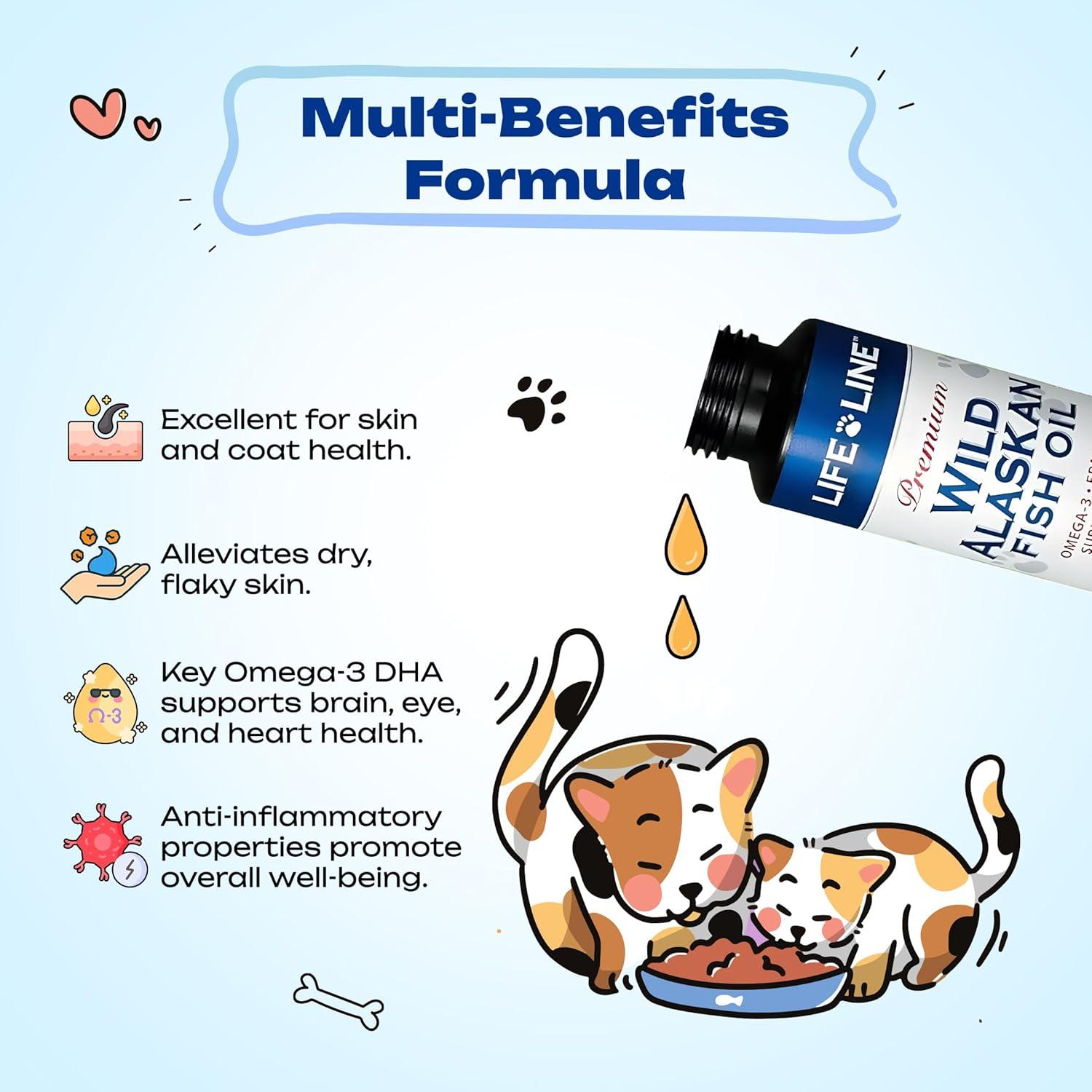 Aceite de Pescado Omega-3 Life Line Pet Nutrition 240g