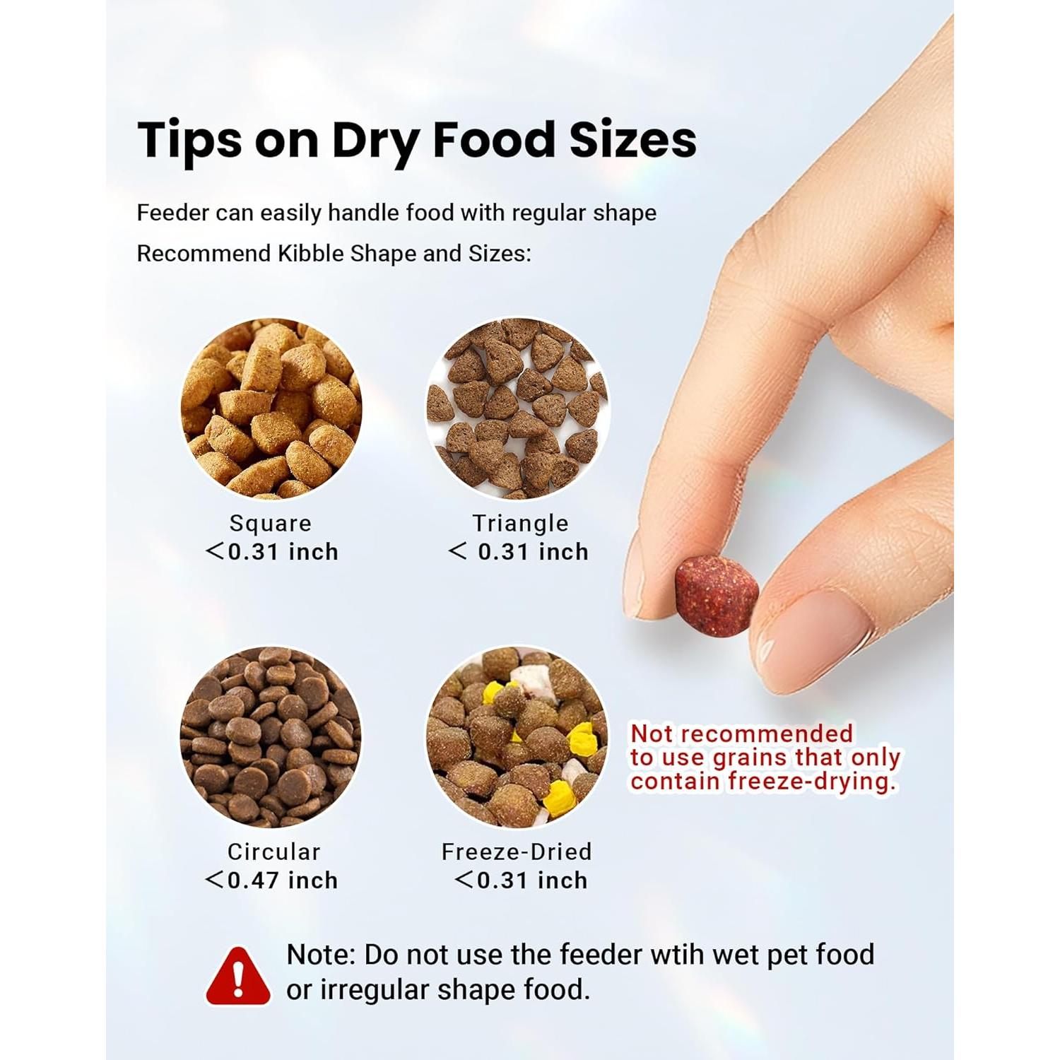 Comedero Automático para Gatos Vacqueen 6L WiFi Antitaponamiento