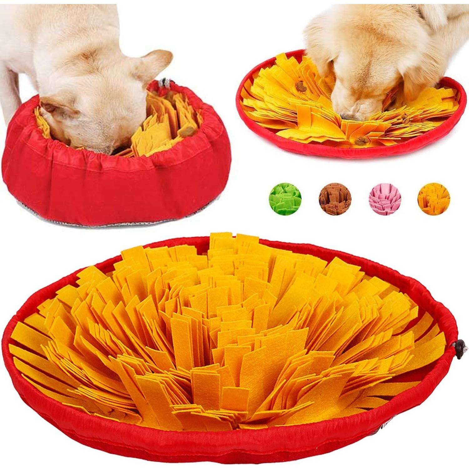 Manta de Olfateo AWOOF para Perros y Gatos Amarilla - Juego Interactivo