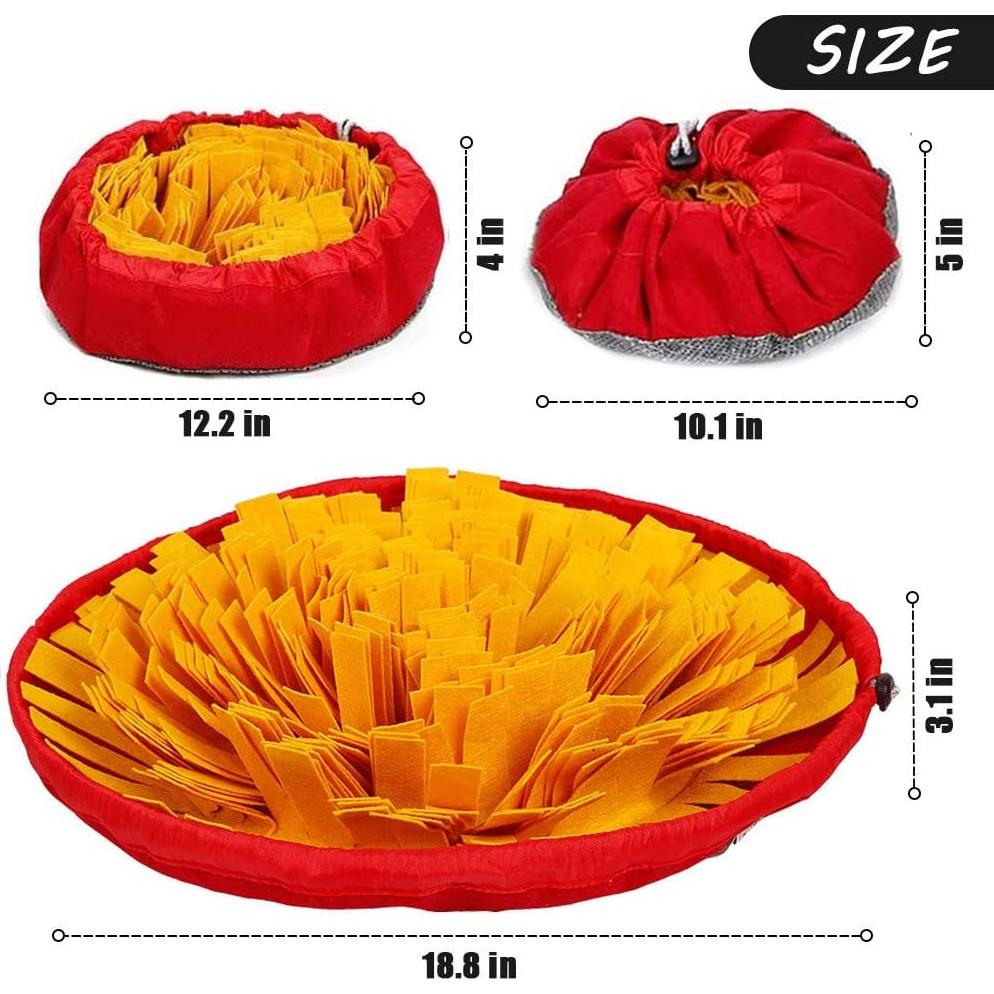 Manta de Olfateo AWOOF para Perros y Gatos Amarilla - Juego Interactivo