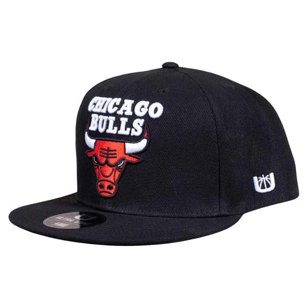 Gorro de Béisbol Ultra Game NBA Chicago Bulls Negro