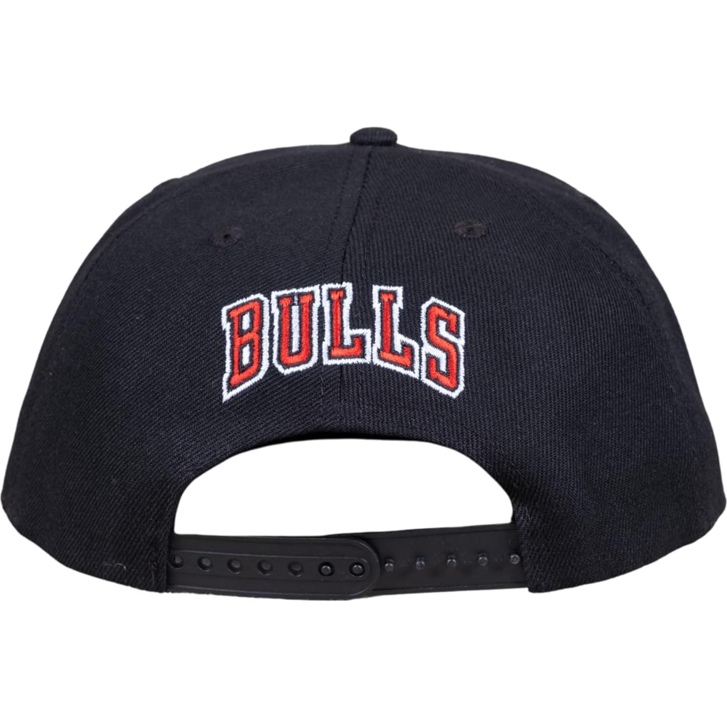 Gorro de Béisbol Ultra Game NBA Chicago Bulls Negro