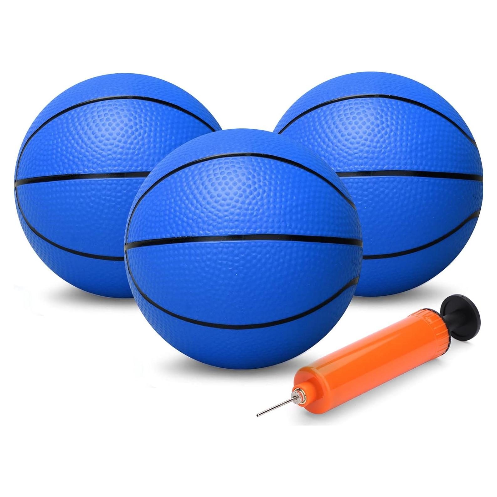 Balones de Baloncesto Mini Gamtec 5 cm 3 Piezas con Bomba