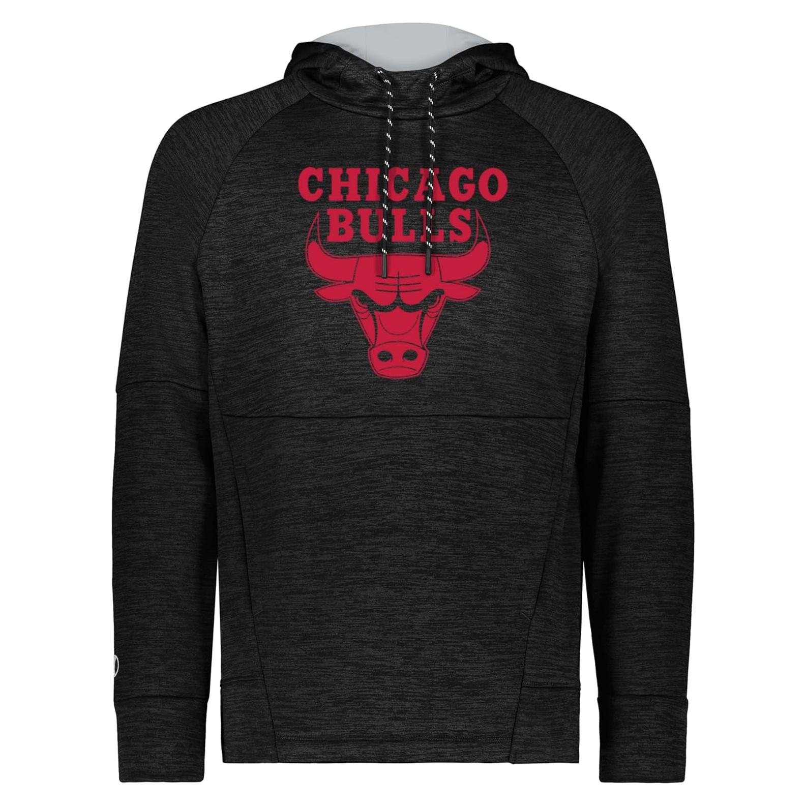 Sudadera Holloway forro polar hombres X-Large Chicago Bulls