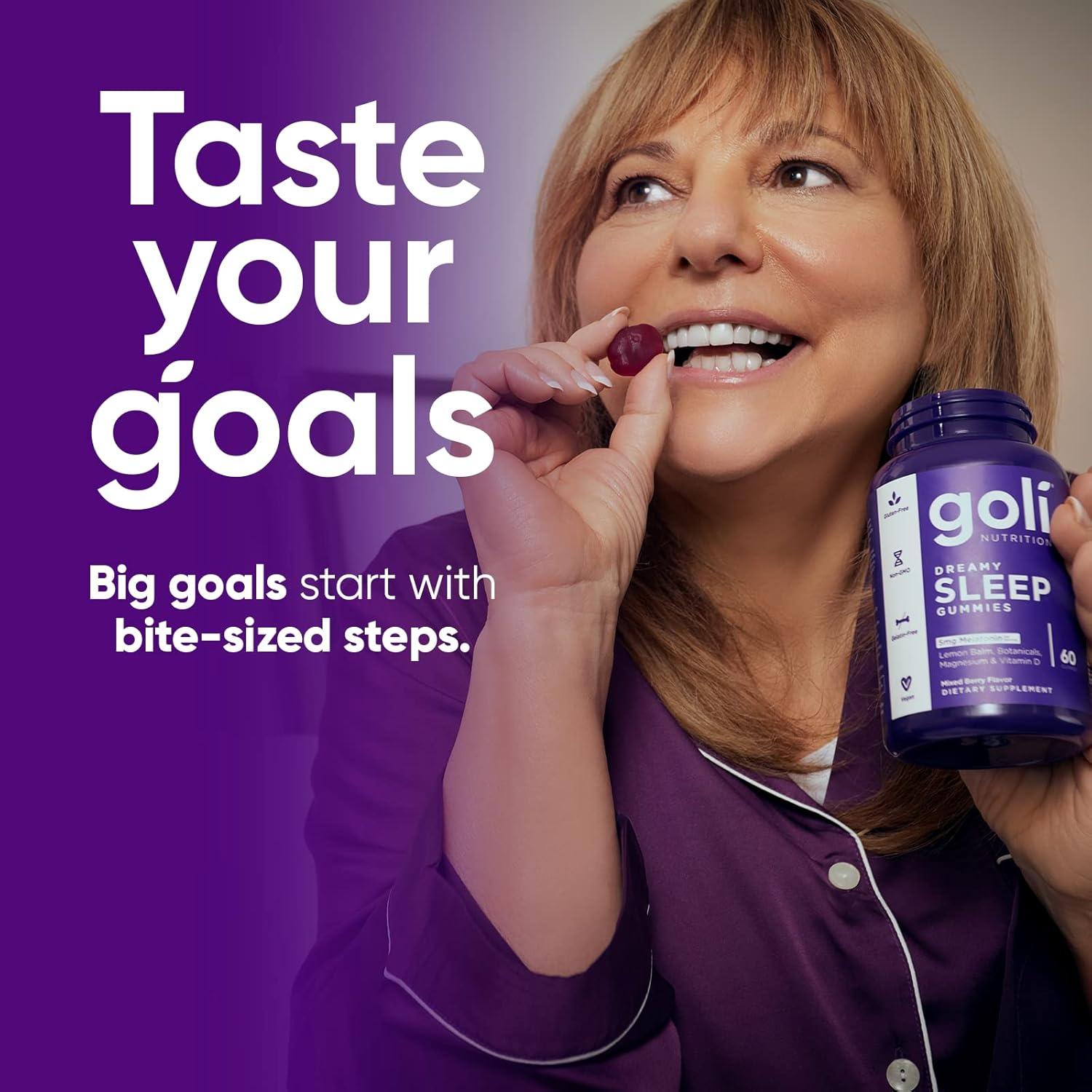 Gominolas de Sueño Soñado Goli - 60 Unidades - Veganas y Sin Gluten