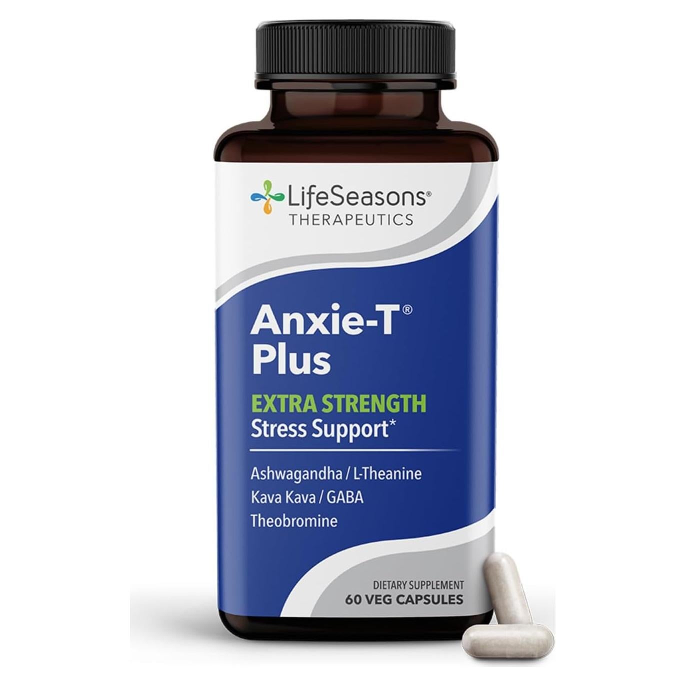 Anxie-T Plus LifeSeasons - Suplemento Antiestrés 60 Cápsulas