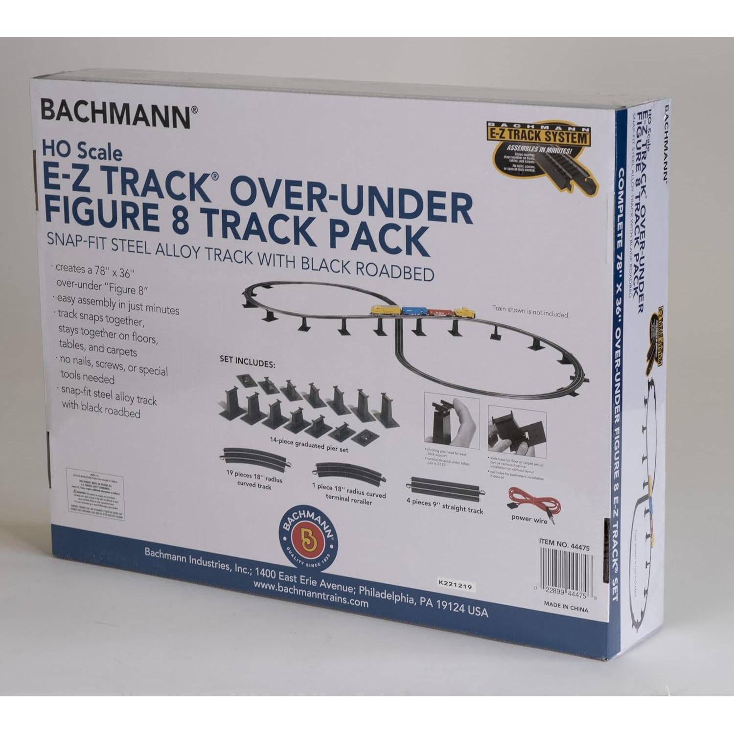 Rieles Bachmann E-Z Track Figura 8 Escala HO 198x91cm