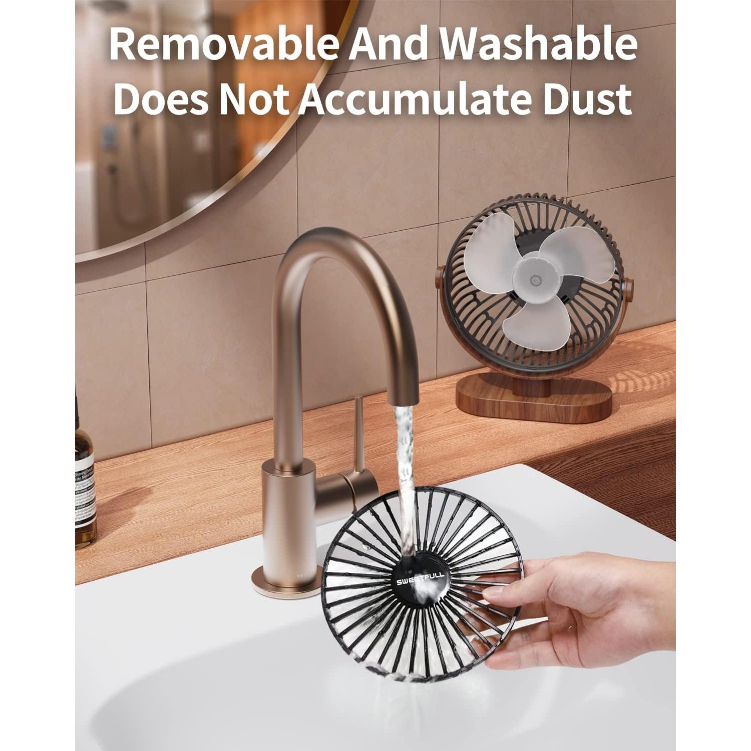 Ventilador de Escritorio SWEETFULL USB 3 Velocidades 16.5 cm