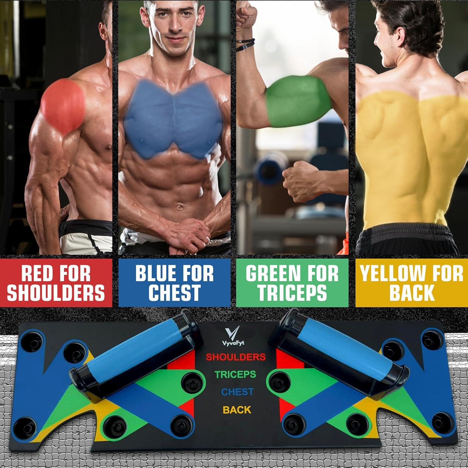 Tabla de Flexiones Plegable Vyva Fyt - Entrenamiento Multifuncional