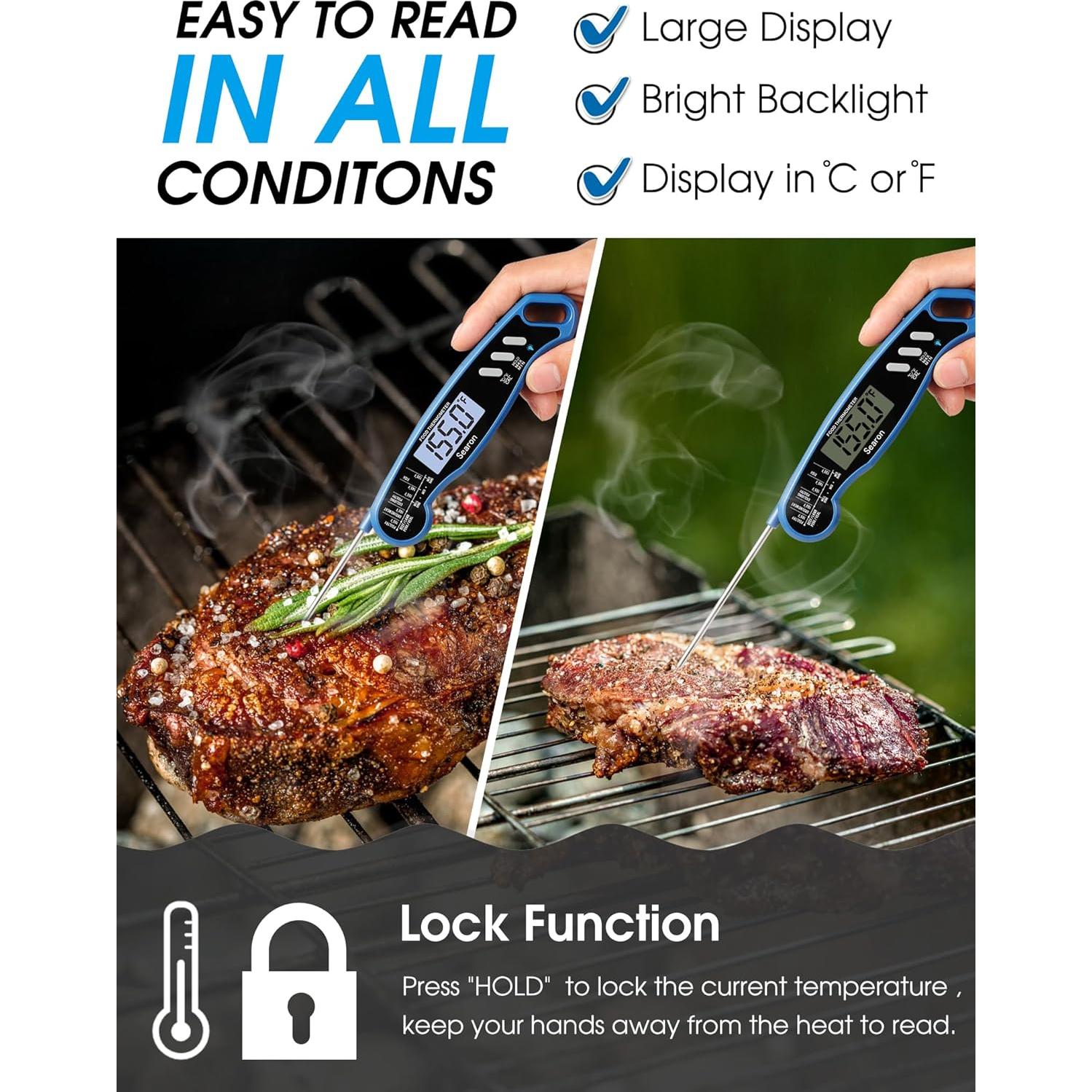 Termómetro Digital de Carne Searon SR-FT002 Resistente al Agua