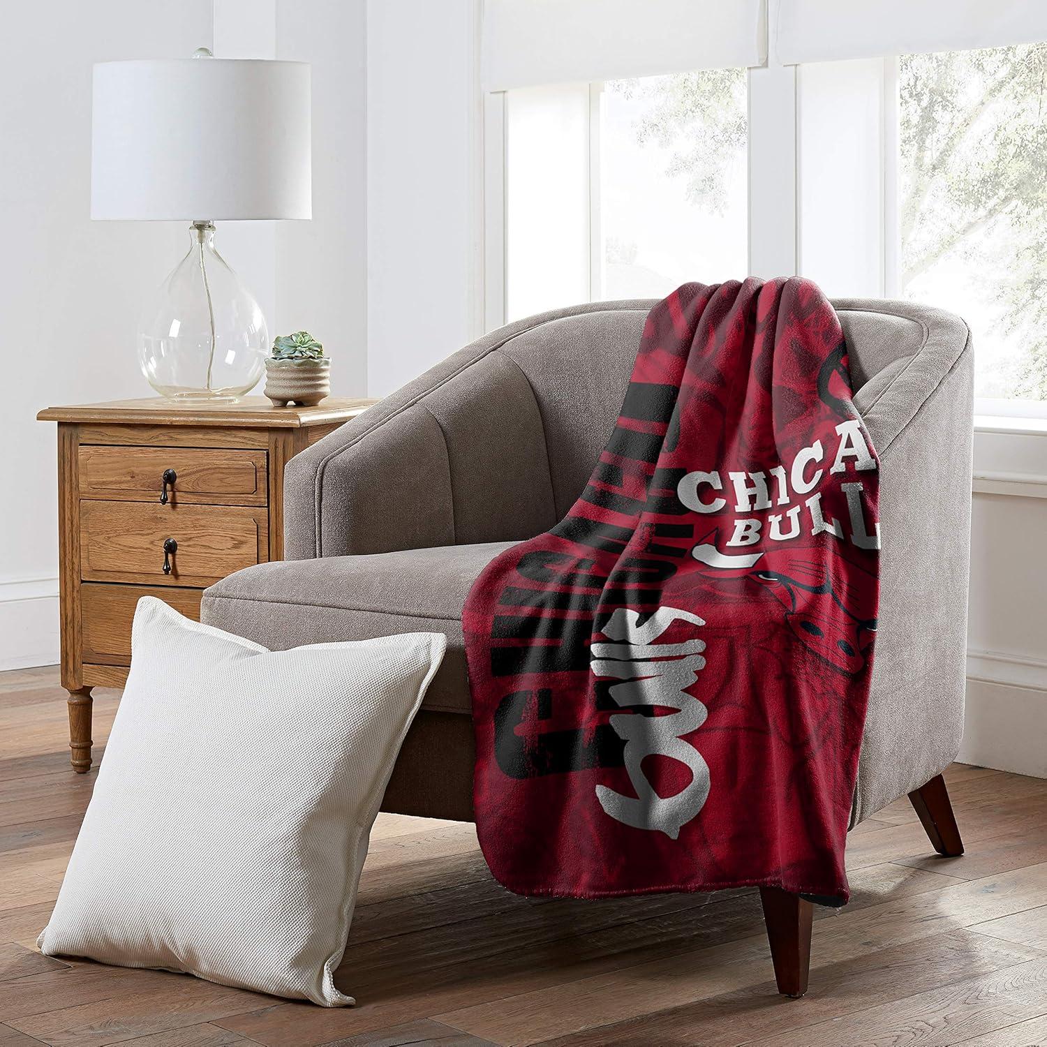 Manta Polar Unisex NBA Chicago Bulls 127x152 cm