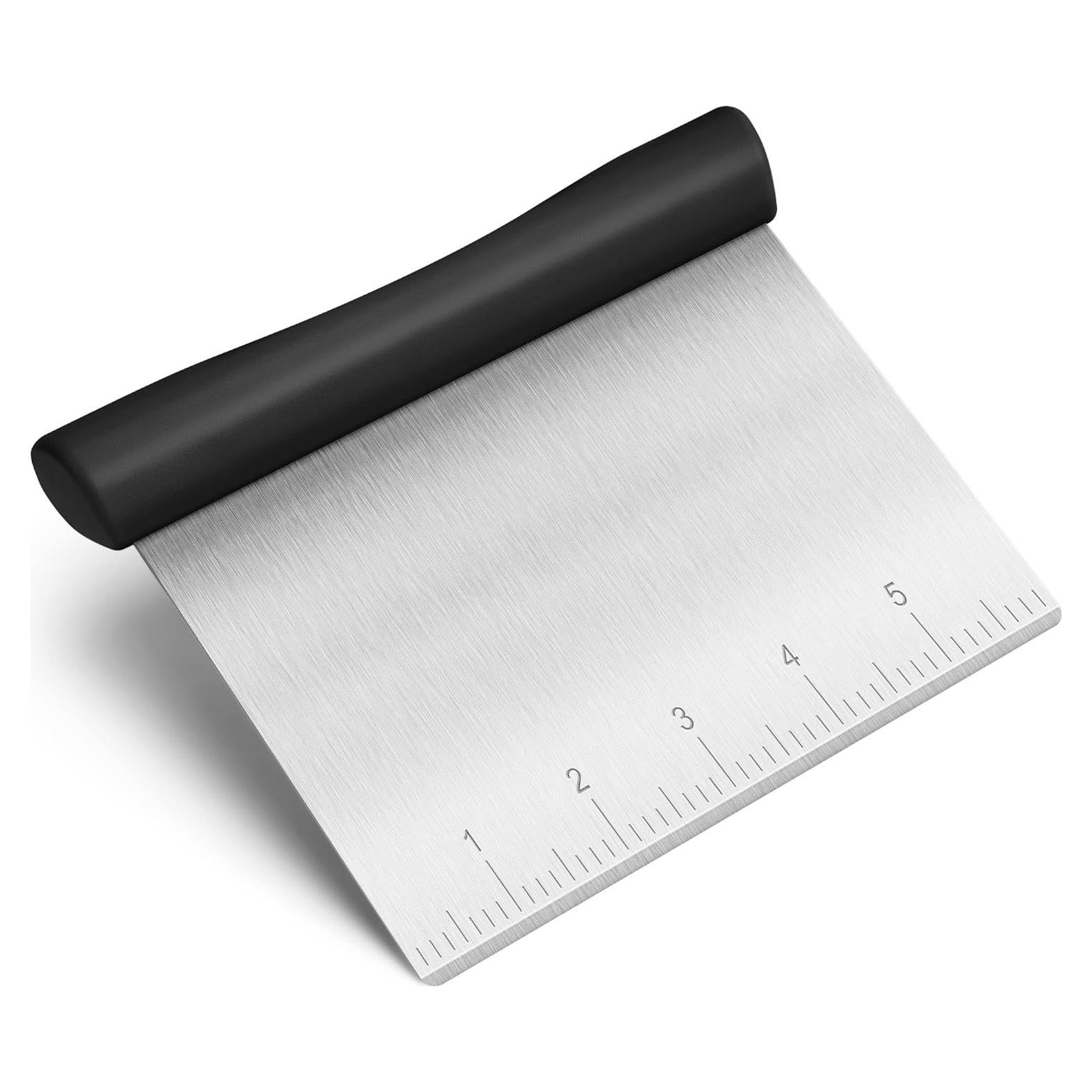 Raspador de Masa Rainspire de Acero Inoxidable Negro 15 cm