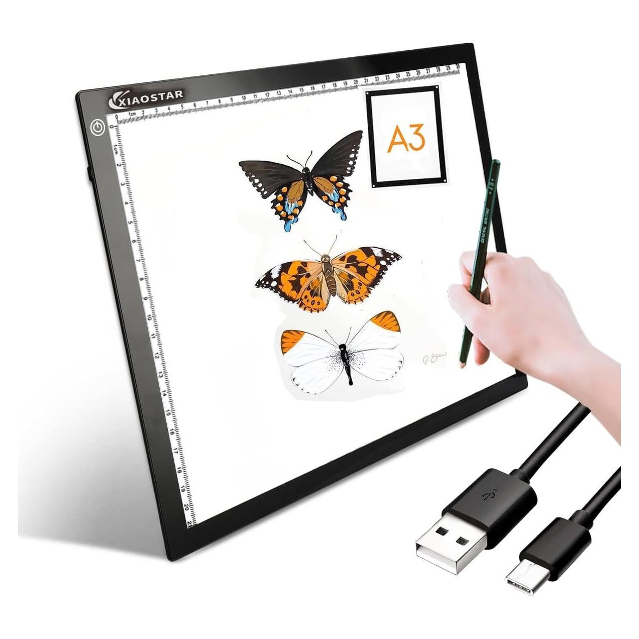 Caja de Luz A3 XIAOSTAR con Brillo Ajustable y Protección Ocular