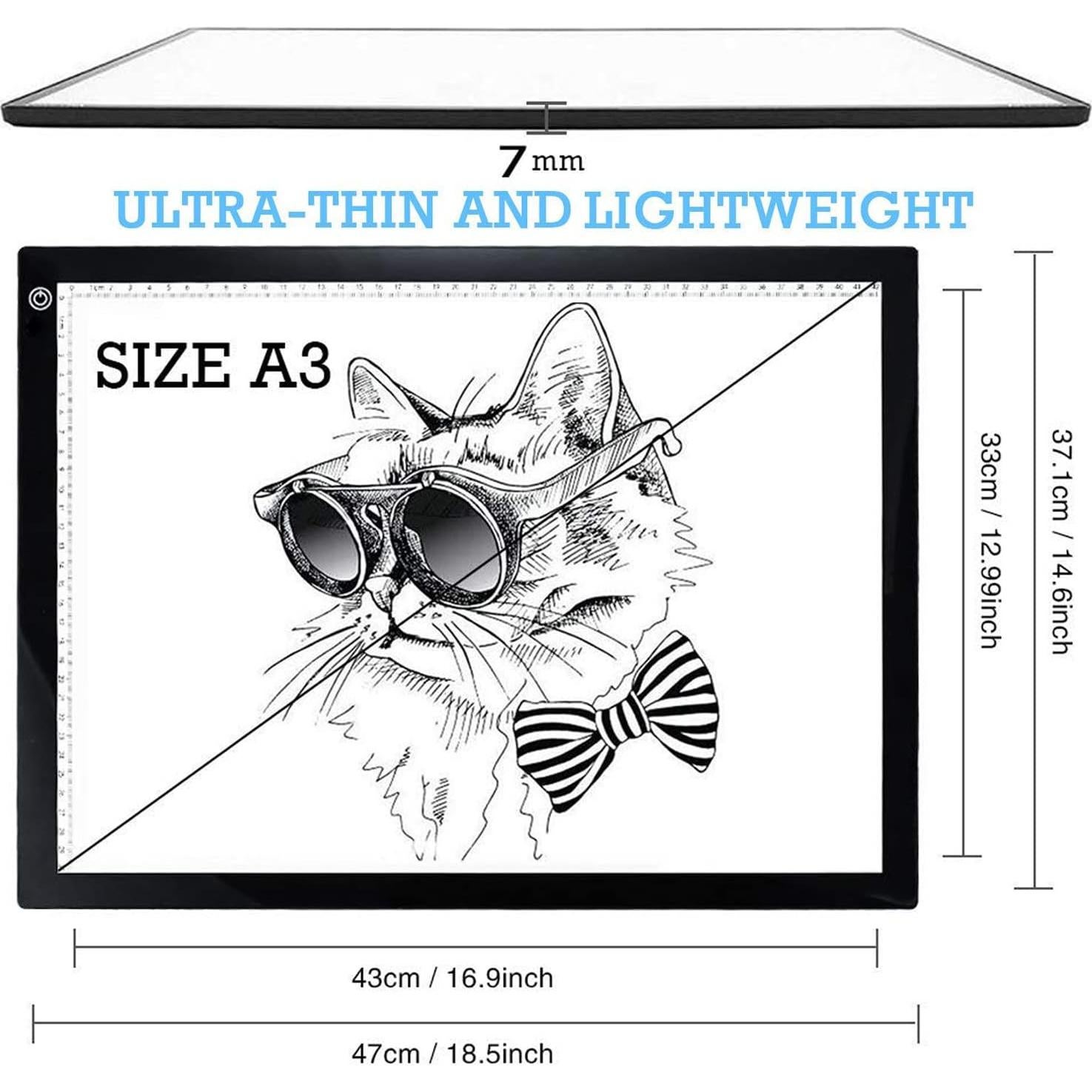 Caja de Luz A3 XIAOSTAR con Brillo Ajustable y Protección Ocular