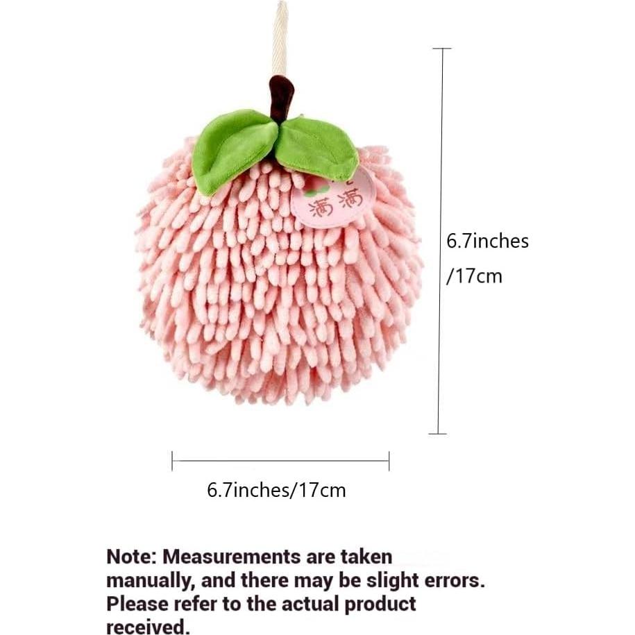 Toallas de Mano Decorativas Aimery 17x17 cm Frutas 2 Pcs