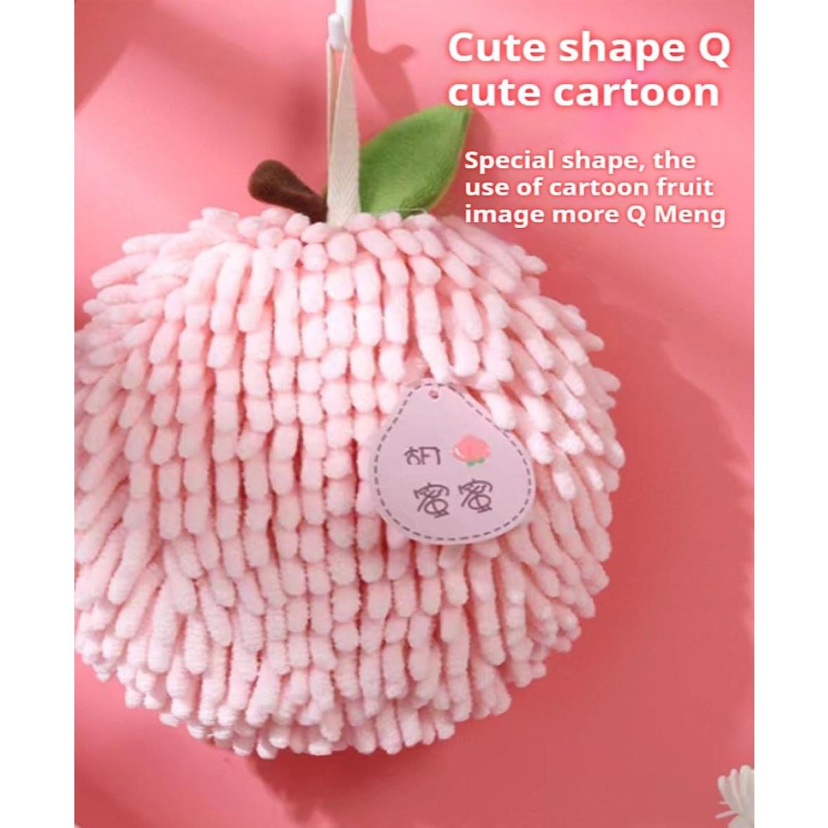 Toallas de Mano Decorativas Aimery 17x17 cm Frutas 2 Pcs