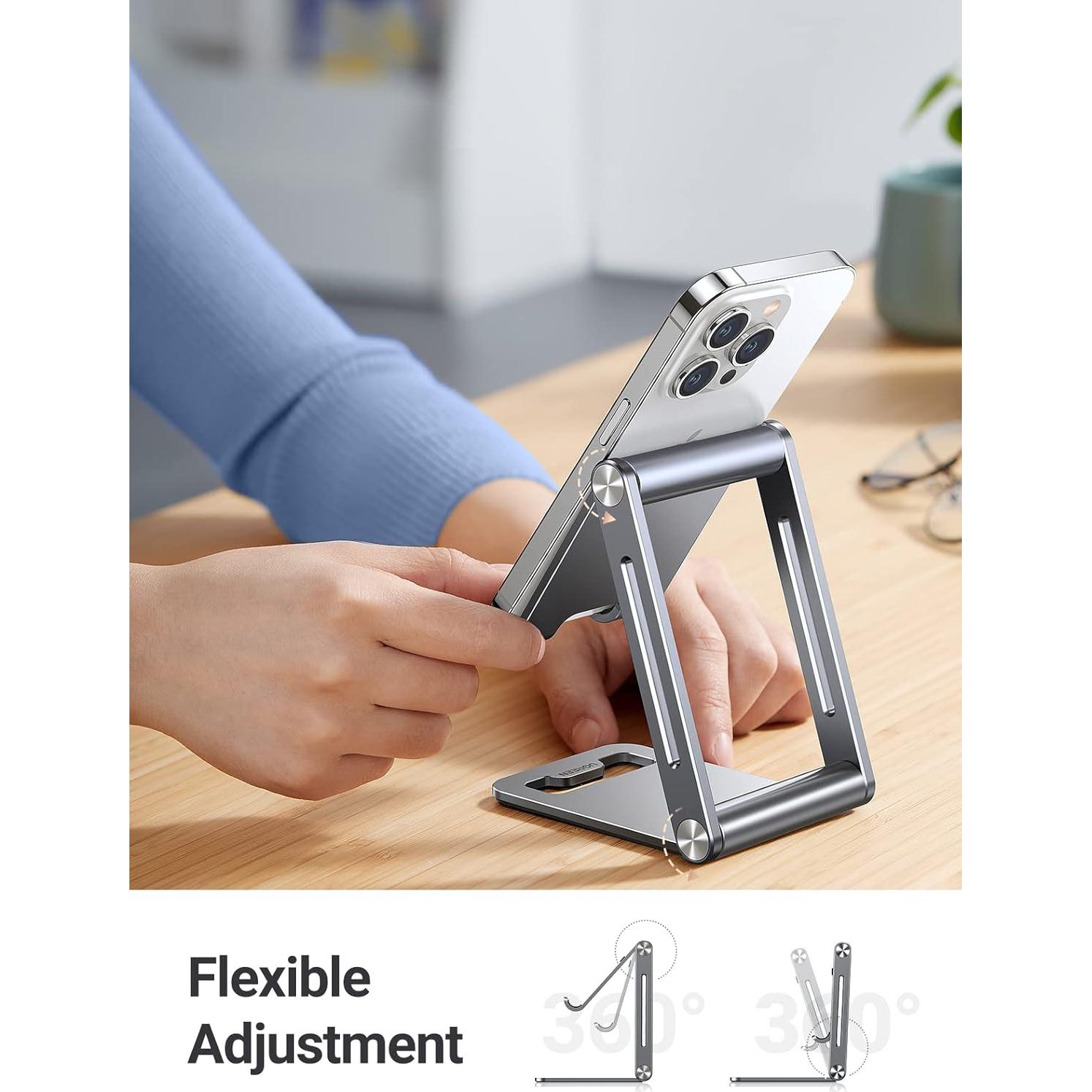 Soporte para Teléfono UGREEN Ajustable Metal Gris Espacial