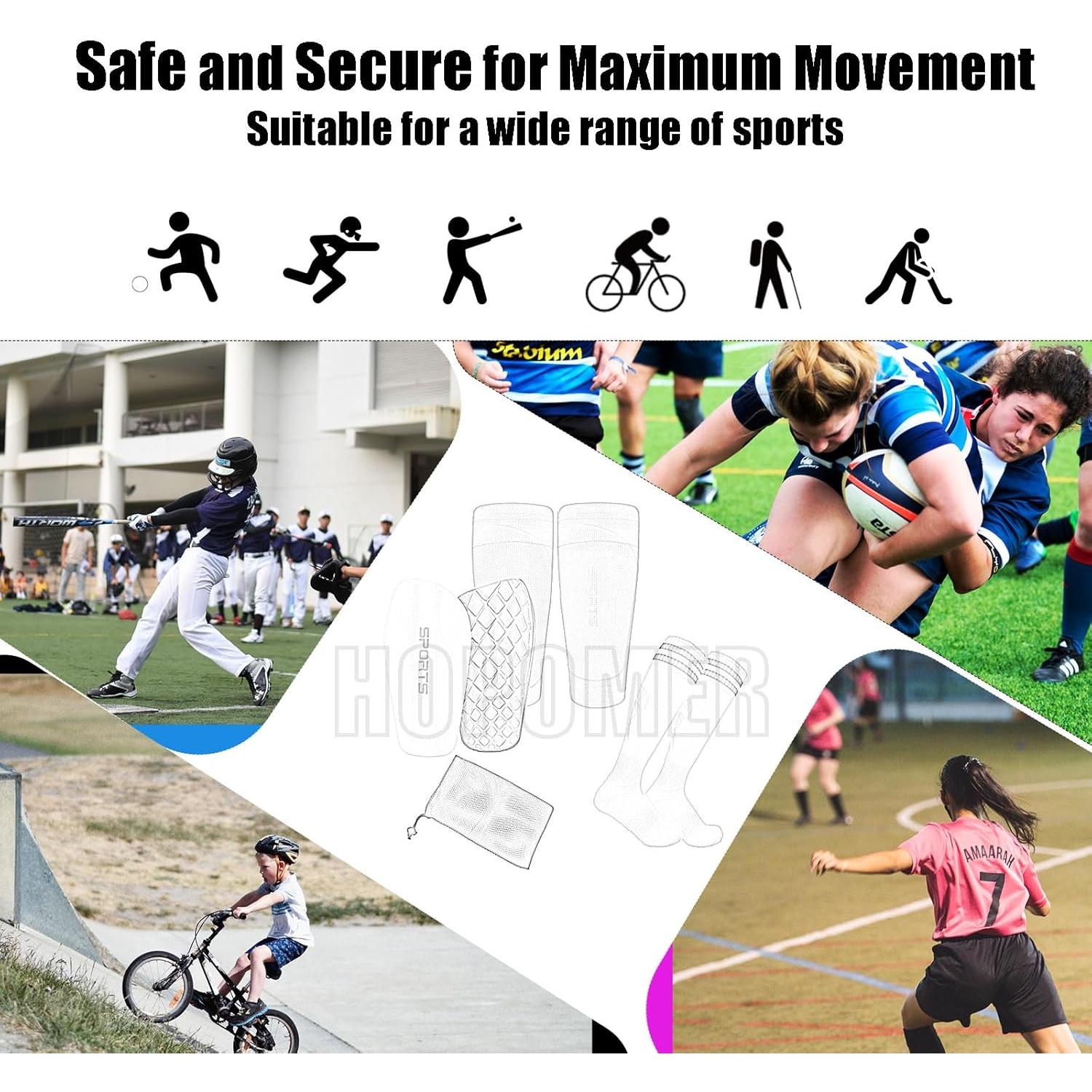 Espinilleras Hopomer Hopo-03 con Calcetines y Mangas