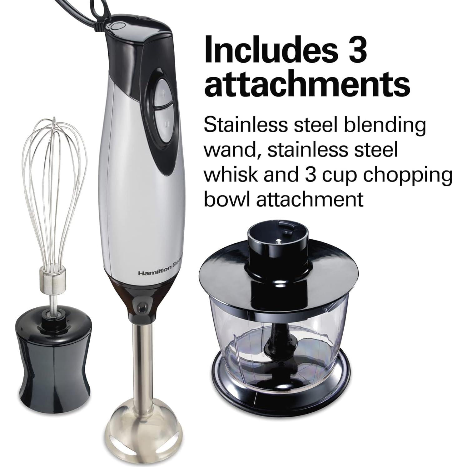 Batidora de Inmersión Hamilton Beach 59765 4 en 1 225W