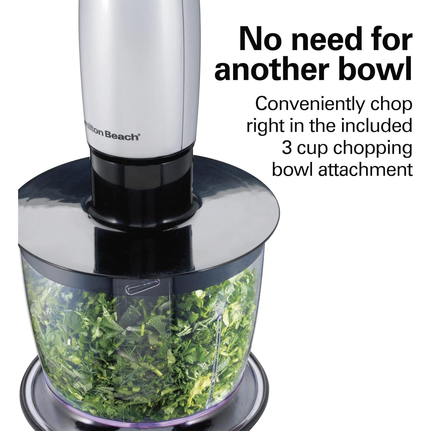 Batidora de Inmersión Hamilton Beach 59765 4 en 1 225W