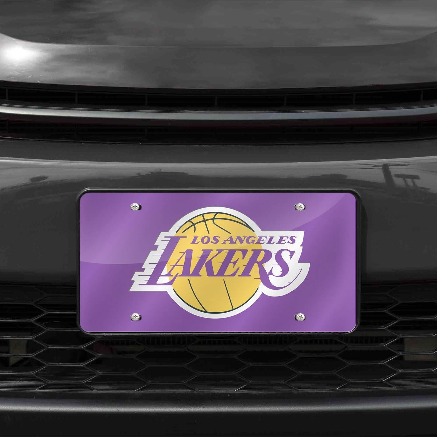 Placa de Licencia NBA Los Angeles Lakers Rico 15x30 cm