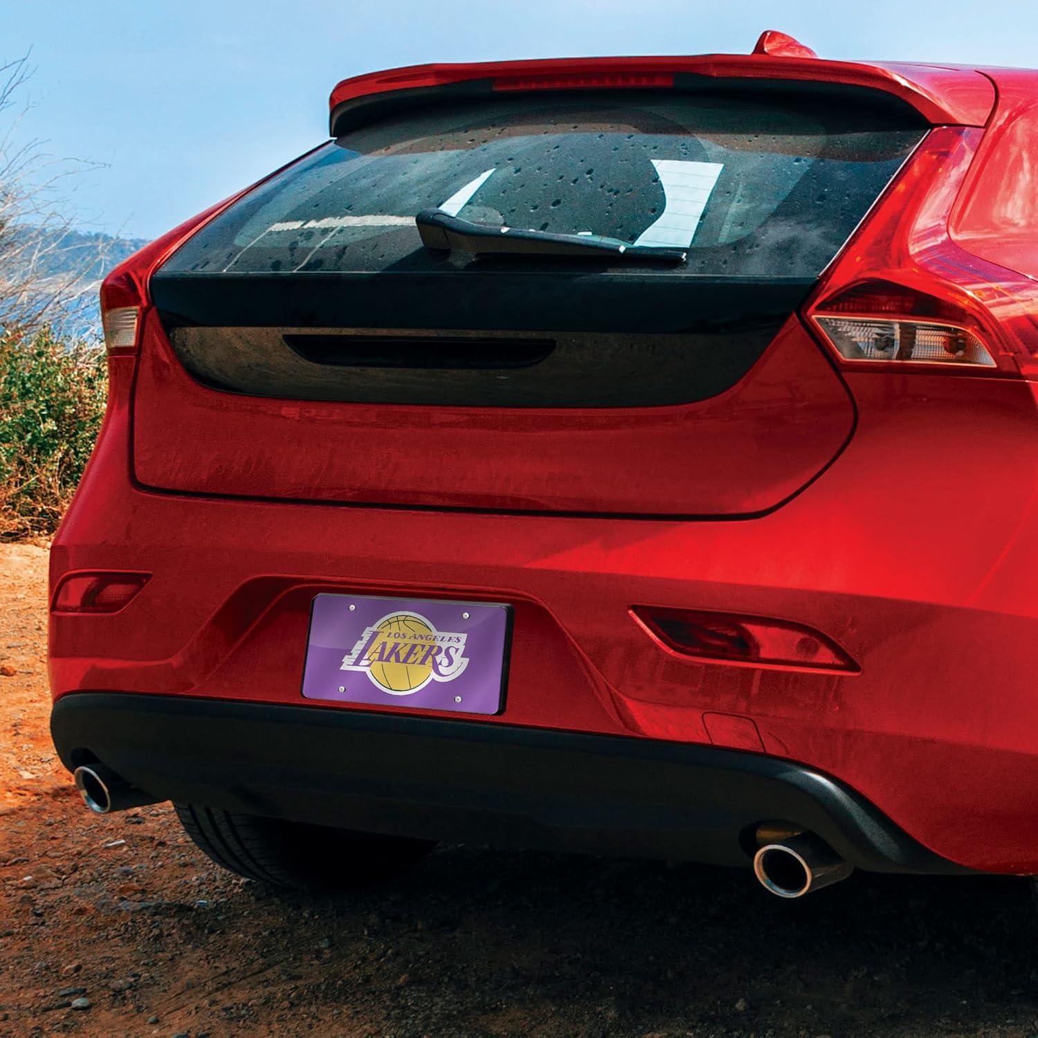 Placa de Licencia NBA Los Angeles Lakers Rico 15x30 cm