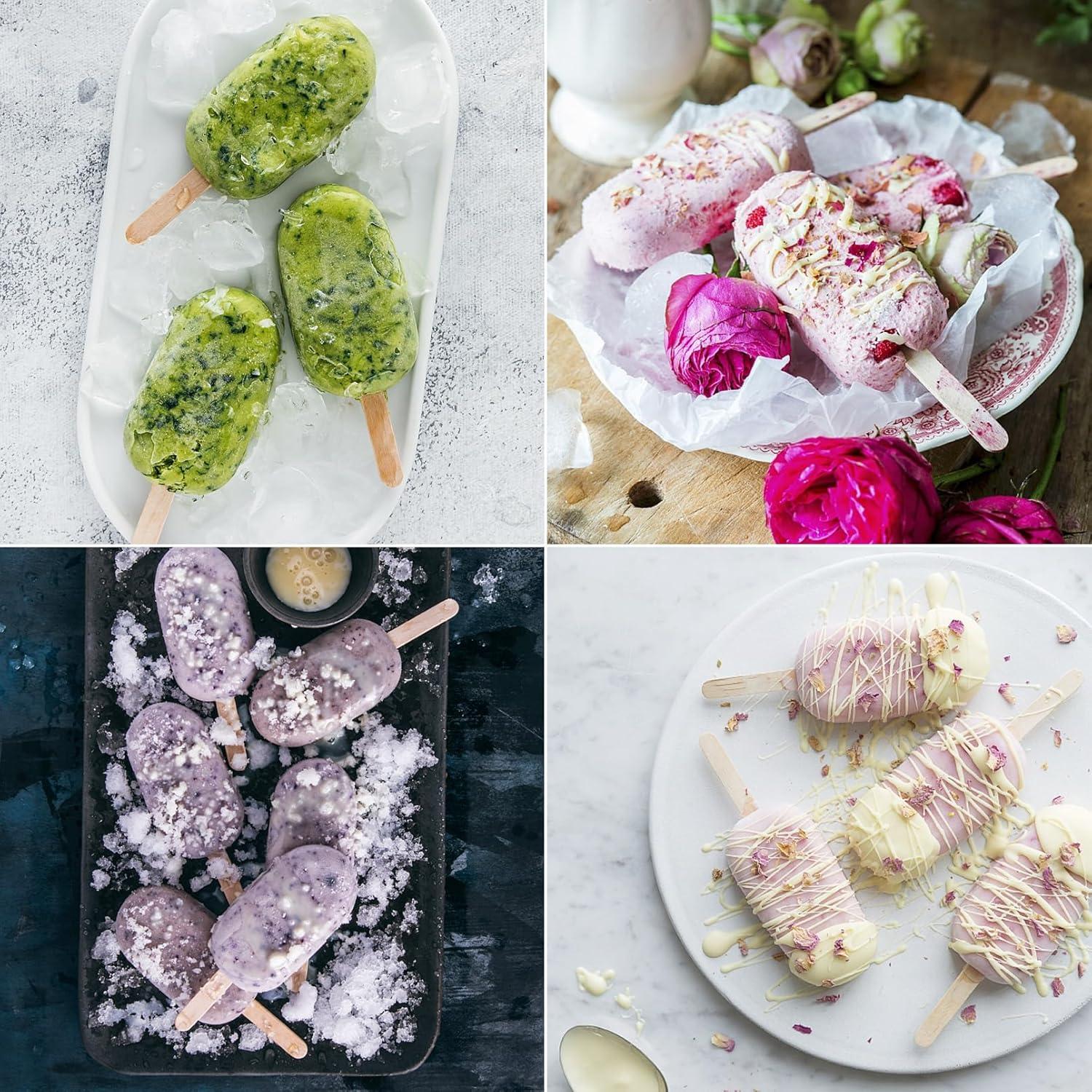 Moldes de Paletas de Silicona Ozera 2 Piezas Multicolor