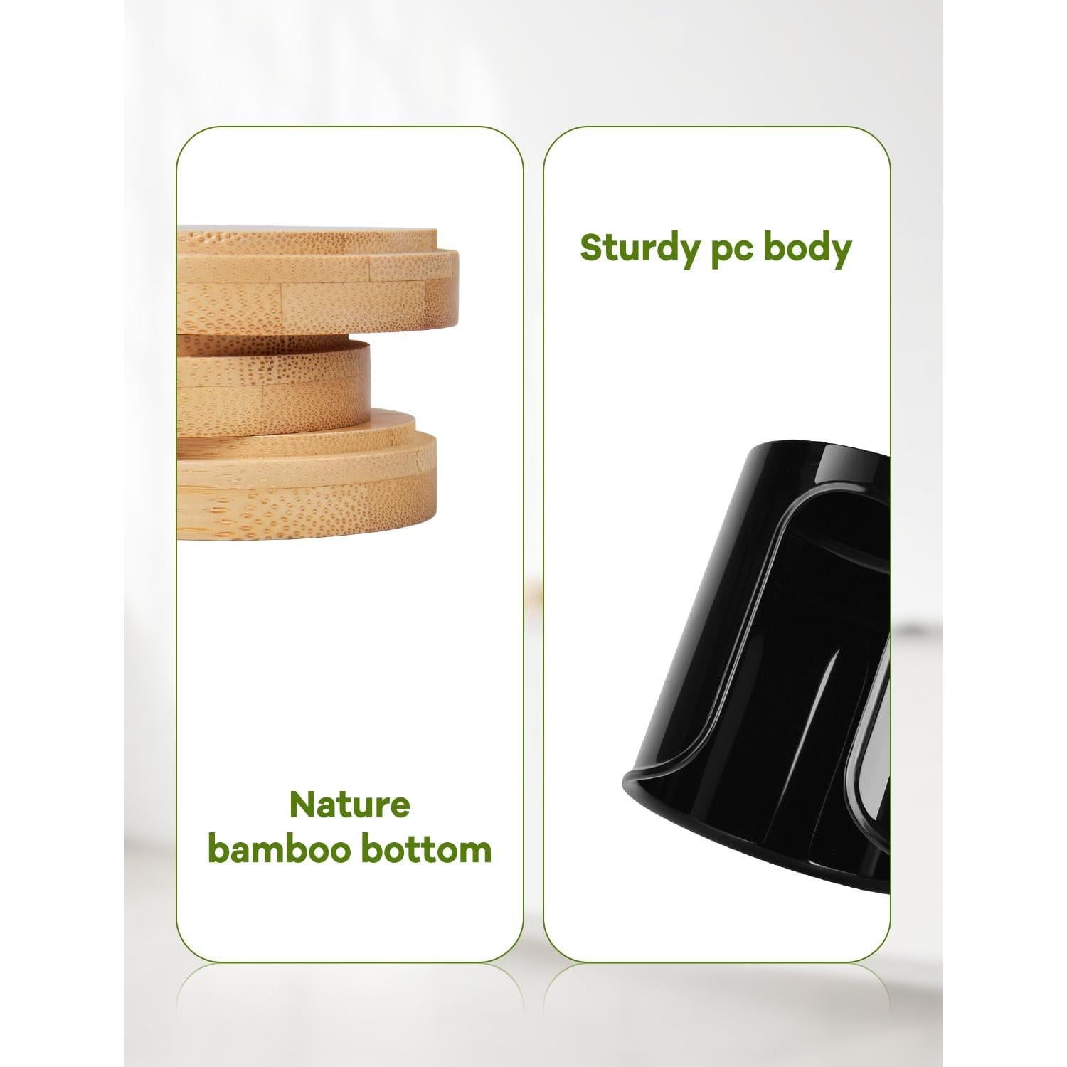 Dispensador de Vasos para Baño Dixie 3-4 oz Negro/Bambú