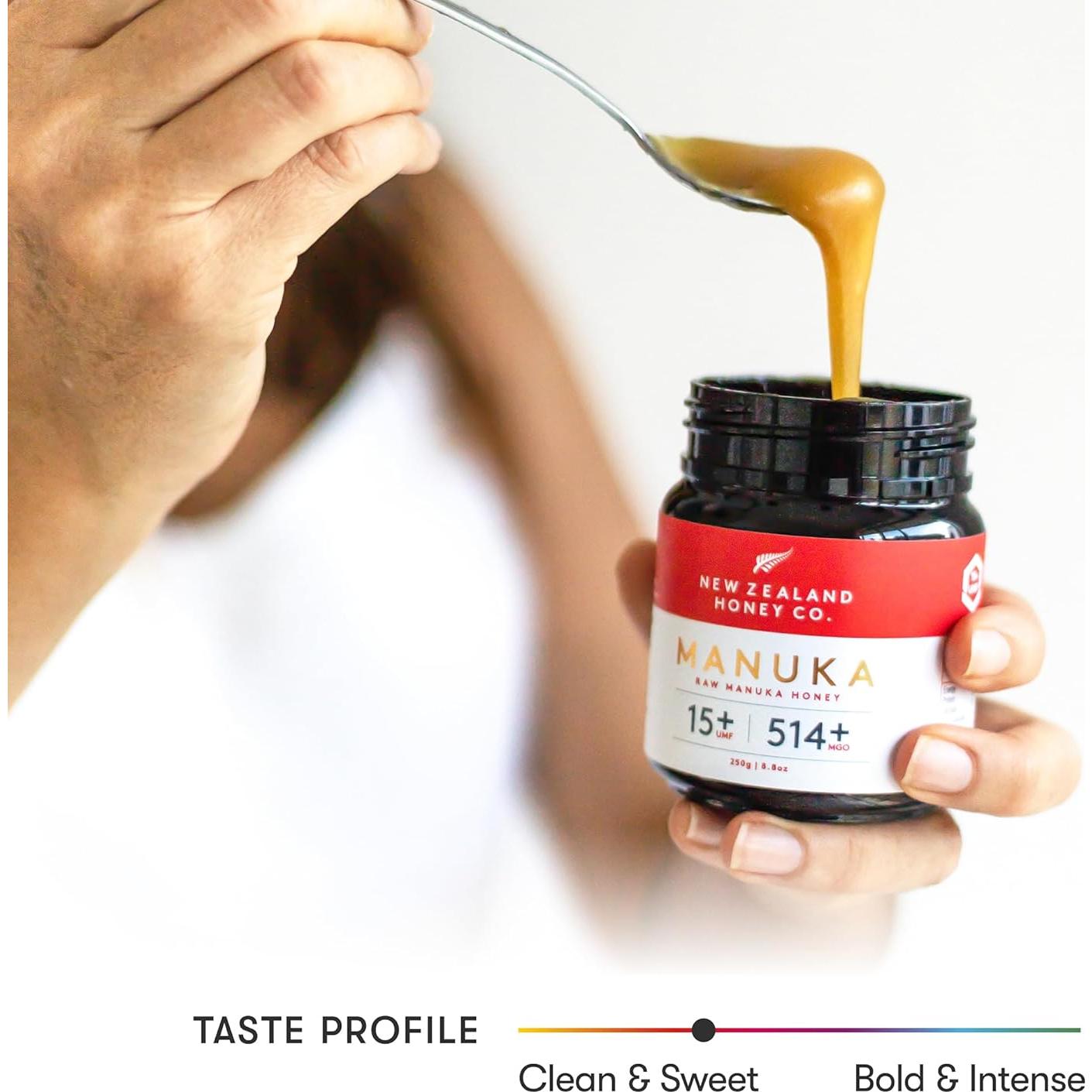 Miel Cruda de Manuka UMF 15+ New Zealand Honey Co. 248g