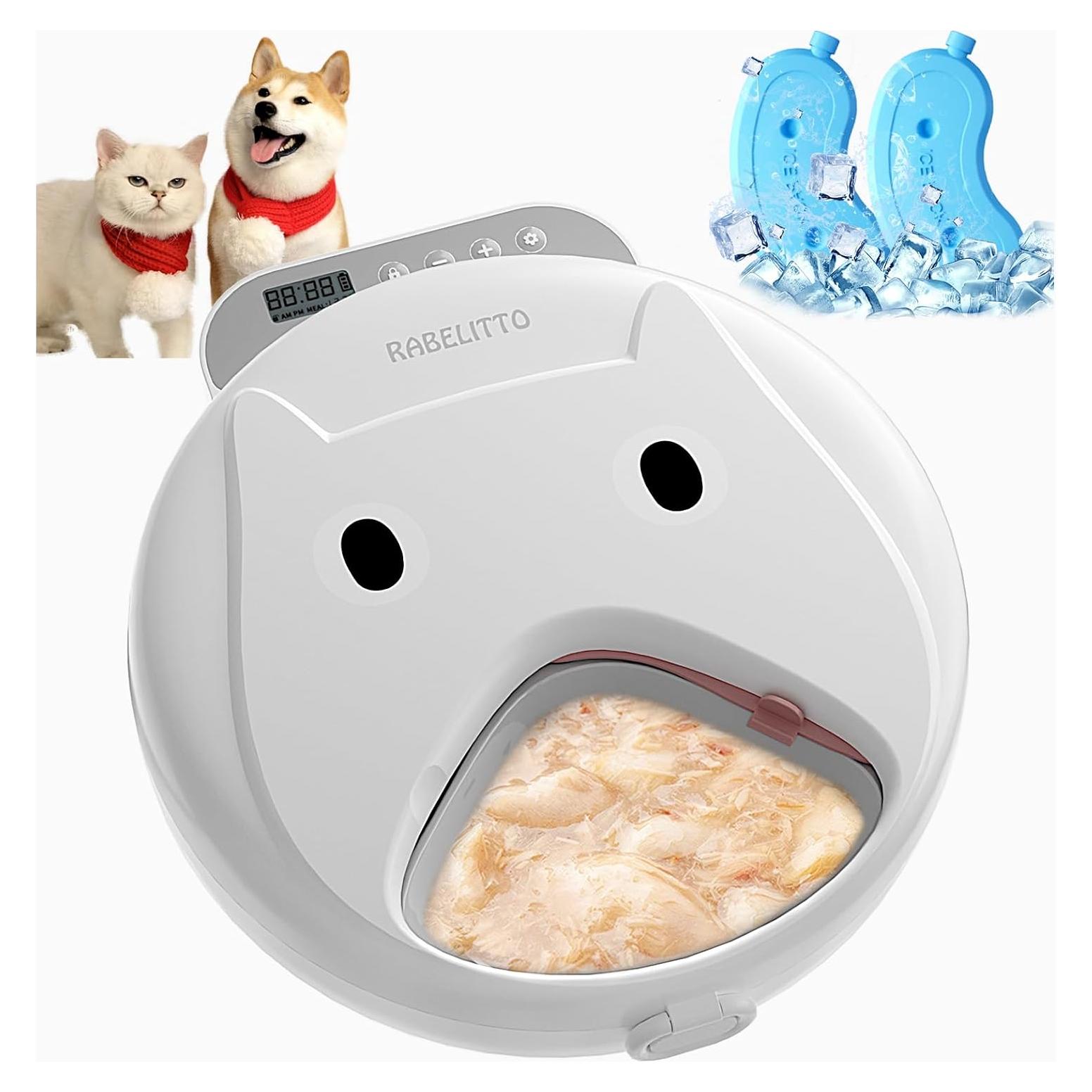 Dispensador Automático de Comida para Gatos RABELLITO 1.26kg