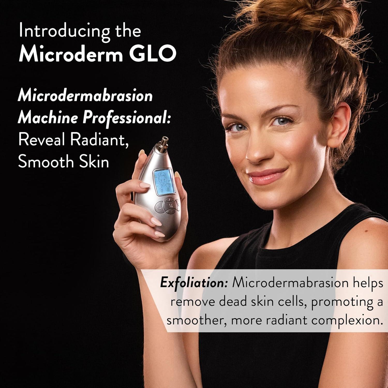 Máquina de Microdermoabrasi&oacute;n Microderm GLO Plata - Kit Facial Antienvejecimiento