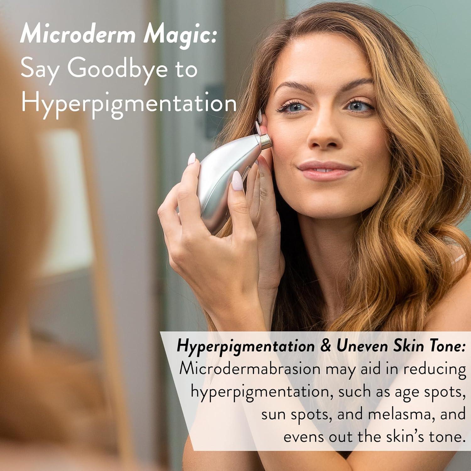 Máquina de Microdermoabrasi&oacute;n Microderm GLO Plata - Kit Facial Antienvejecimiento