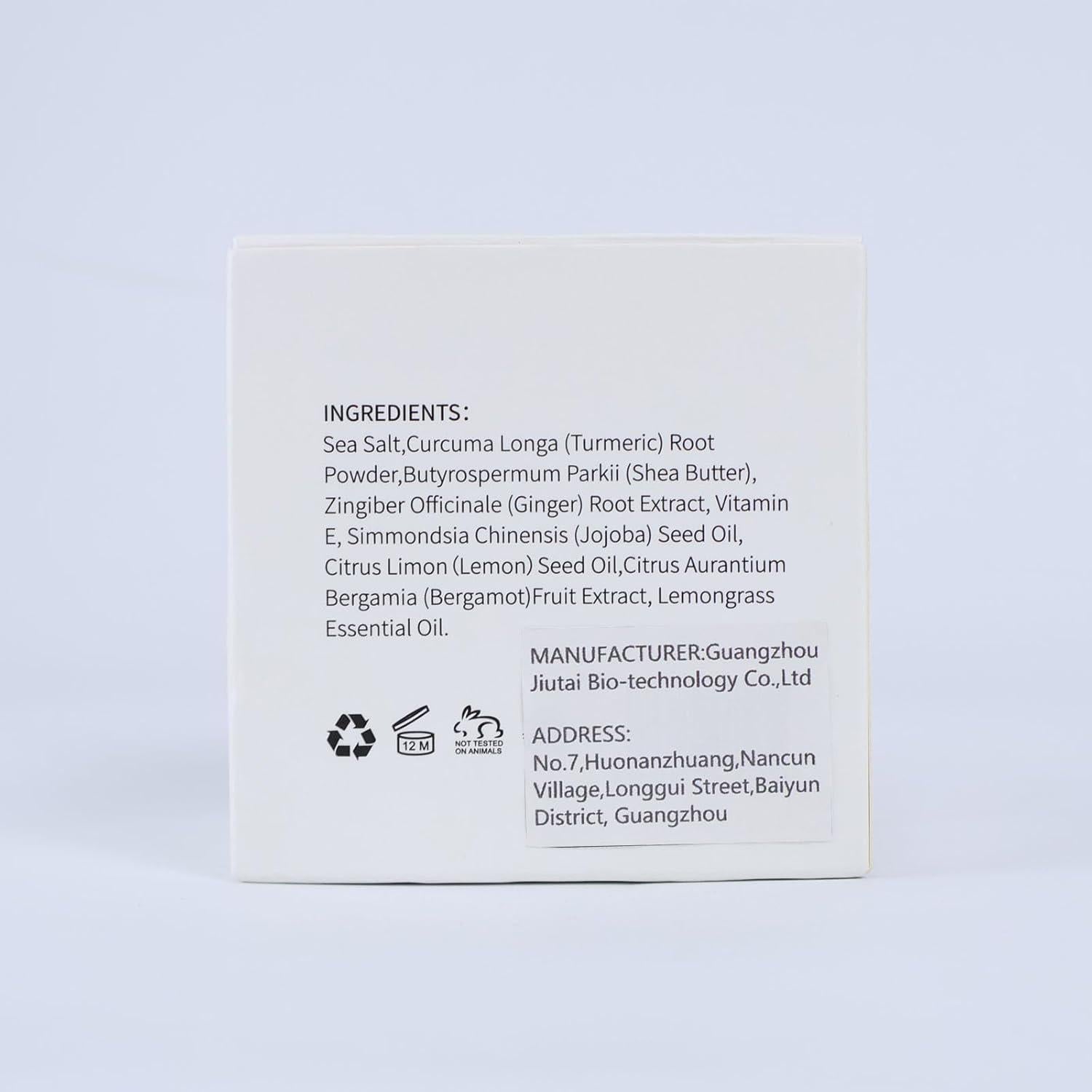 Exfoliante Corporal de Cúrcuma Liyalan 220g Hidratante Natural