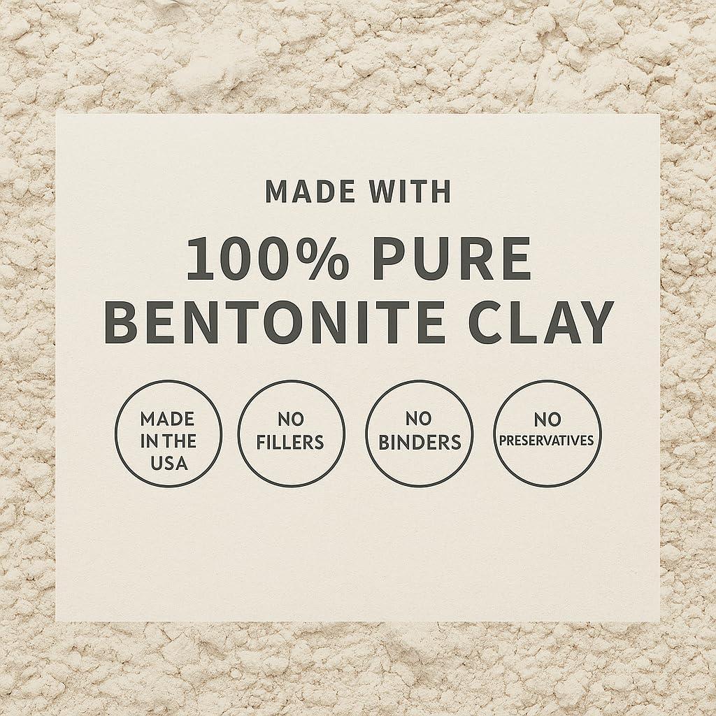 Polvo de Arcilla Bentonita de Calcio 900 g - Limpieza Facial y Cabello