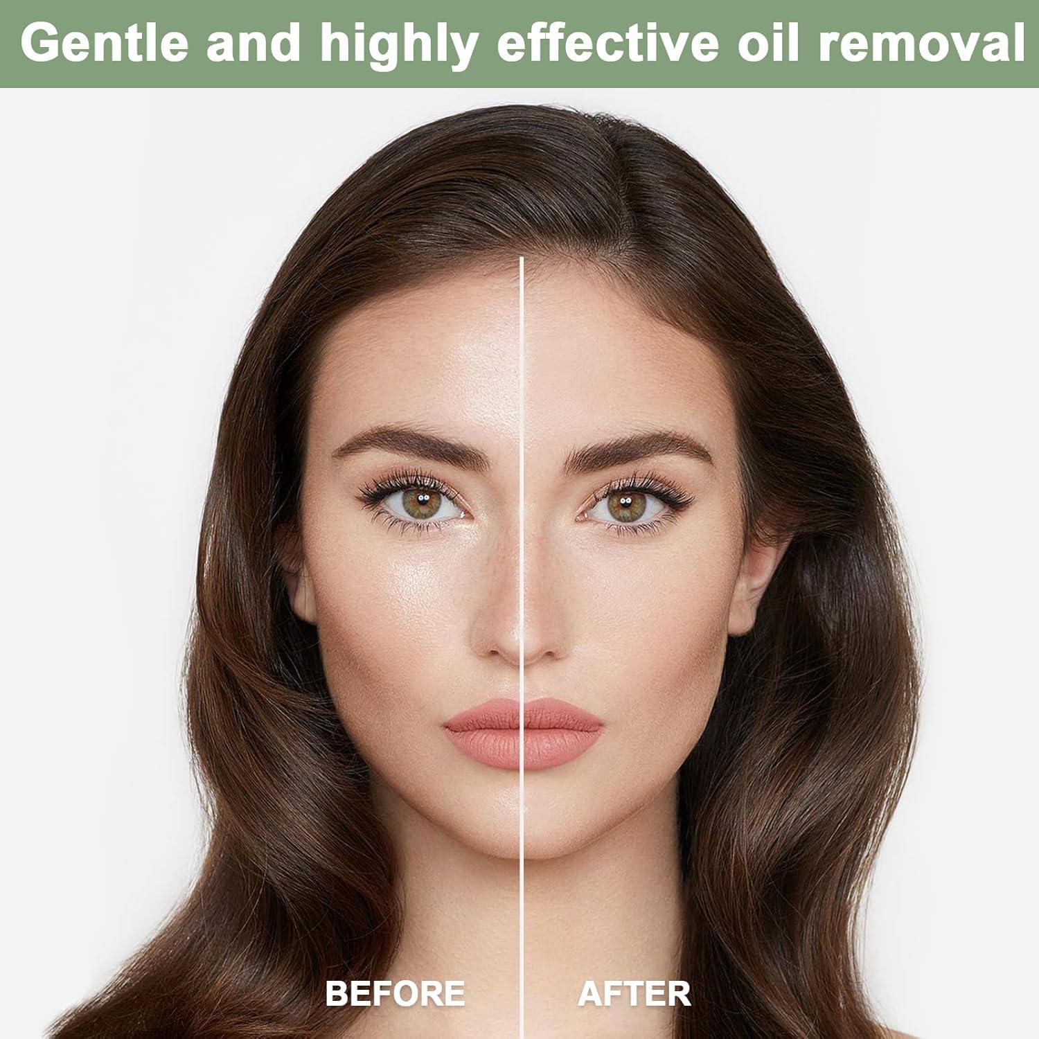 Hojas Absorbentes de Aceite Facial Jutqut - 100 Hojas con Espejo