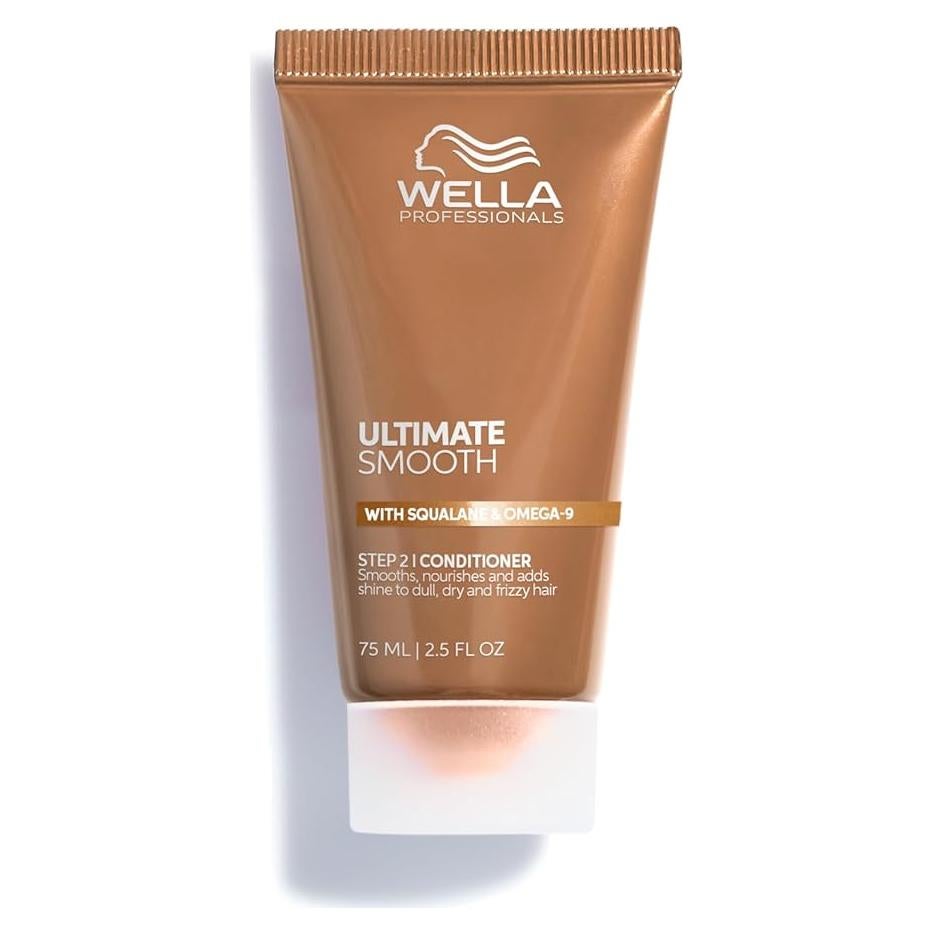 Acondicionador Wella Professionals Ultimate Smooth 74ml - Cabello Seco y Frizzado