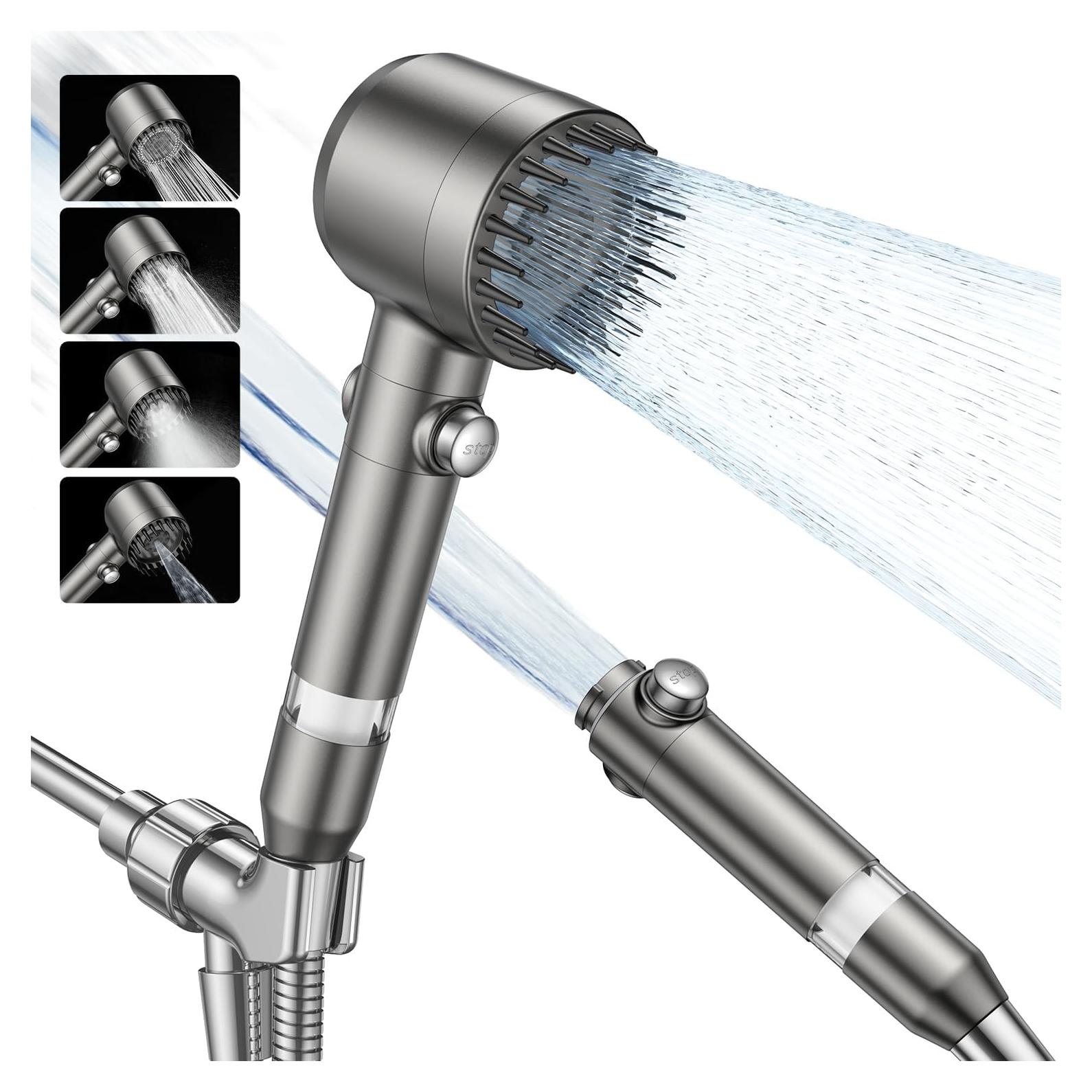 Cabezal de Ducha Filtrado Jomst con Manguera 152.4 cm 4 Modos
