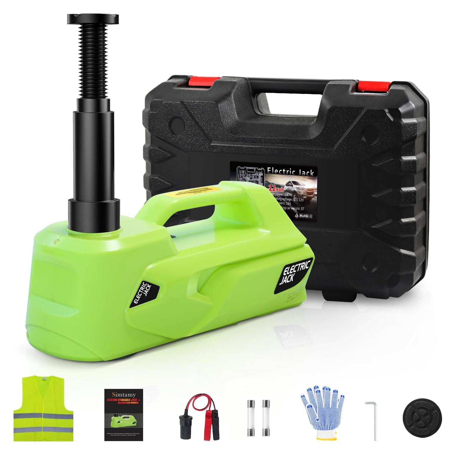 Gato Eléctrico Simtamy ZSD01-G-C 5 Ton 12V 44.96 cm