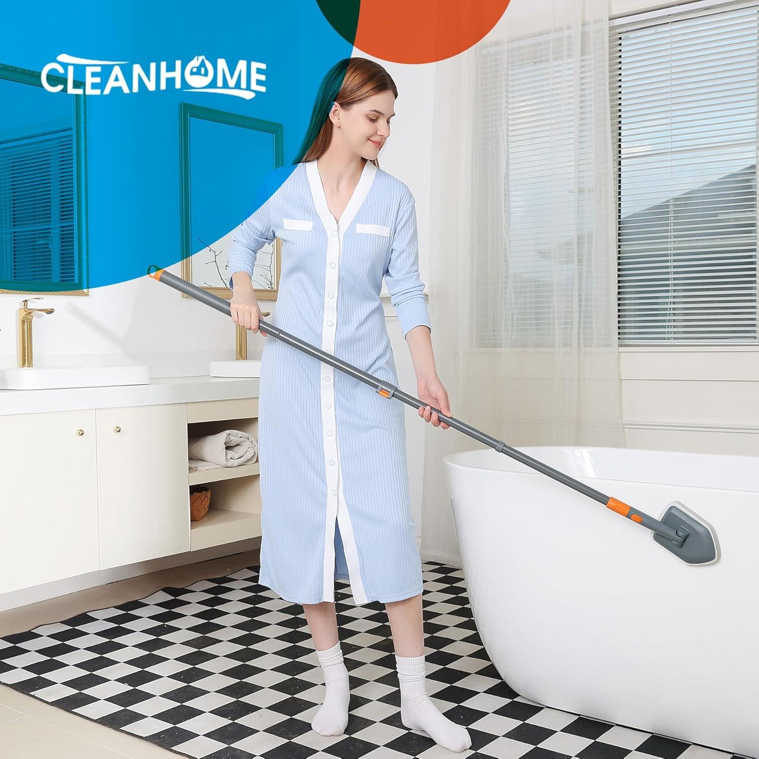 Cepillo de Fregado CLEANHOME con Mango Extensible 142 cm