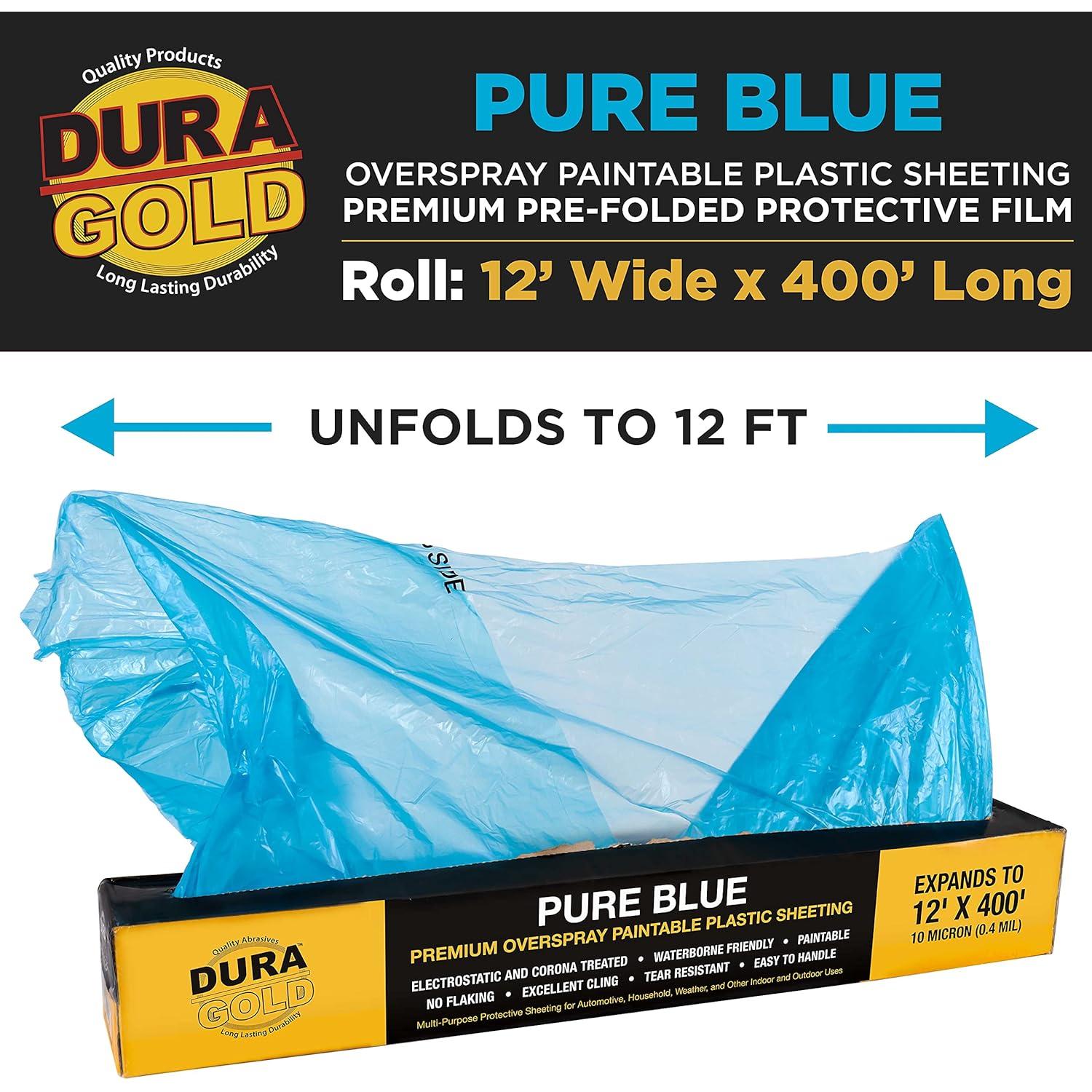 Película Protectora Dura-Gold 12m x 122m Azul para Pintura