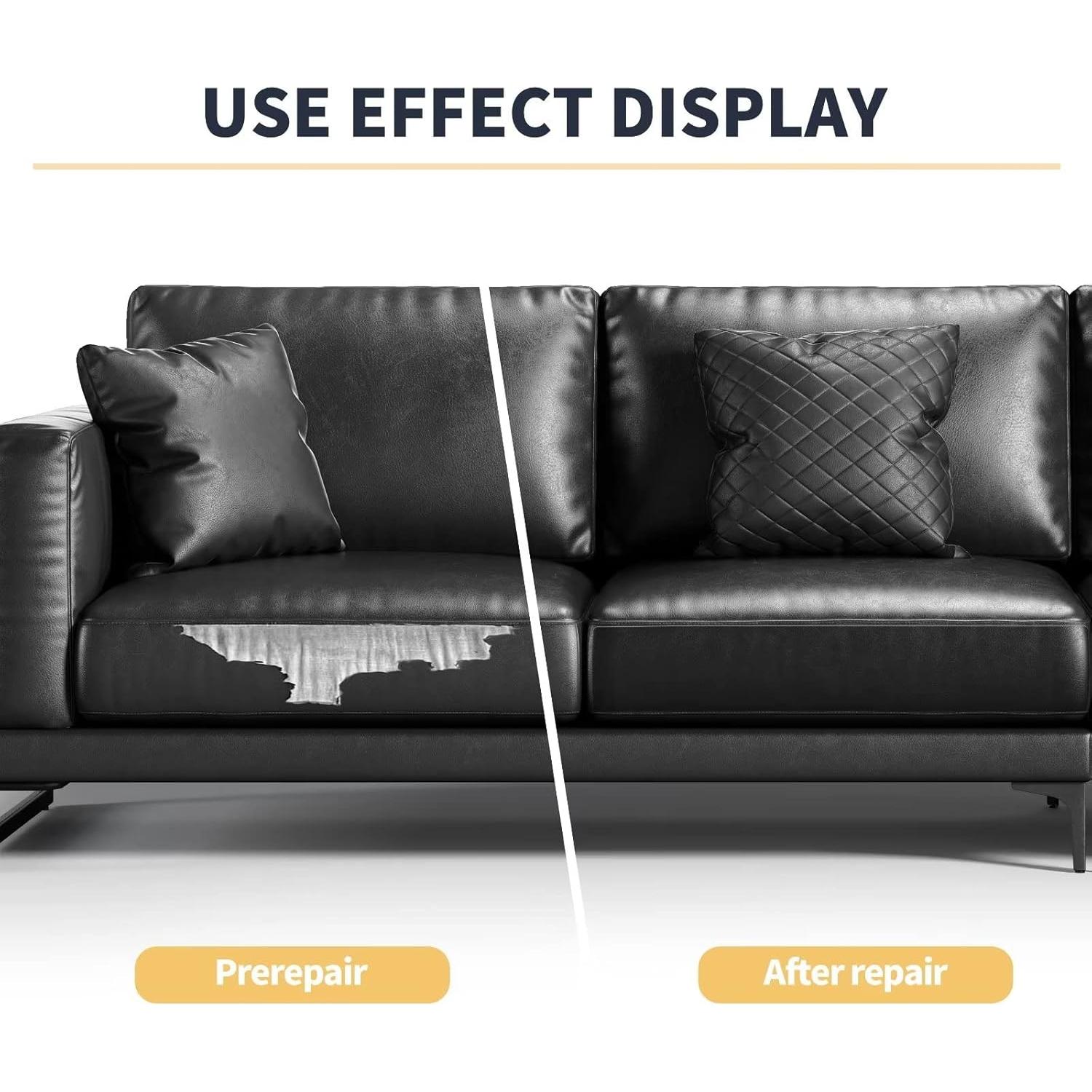 Cinta de Reparación de Cuero ONine 3x60cm Autoadhesiva Negra