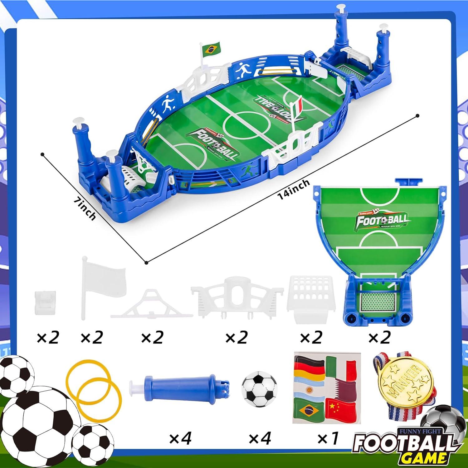 Juego de Fútbol de Mesa 3 Nutrias Mini Foosball Interactivo